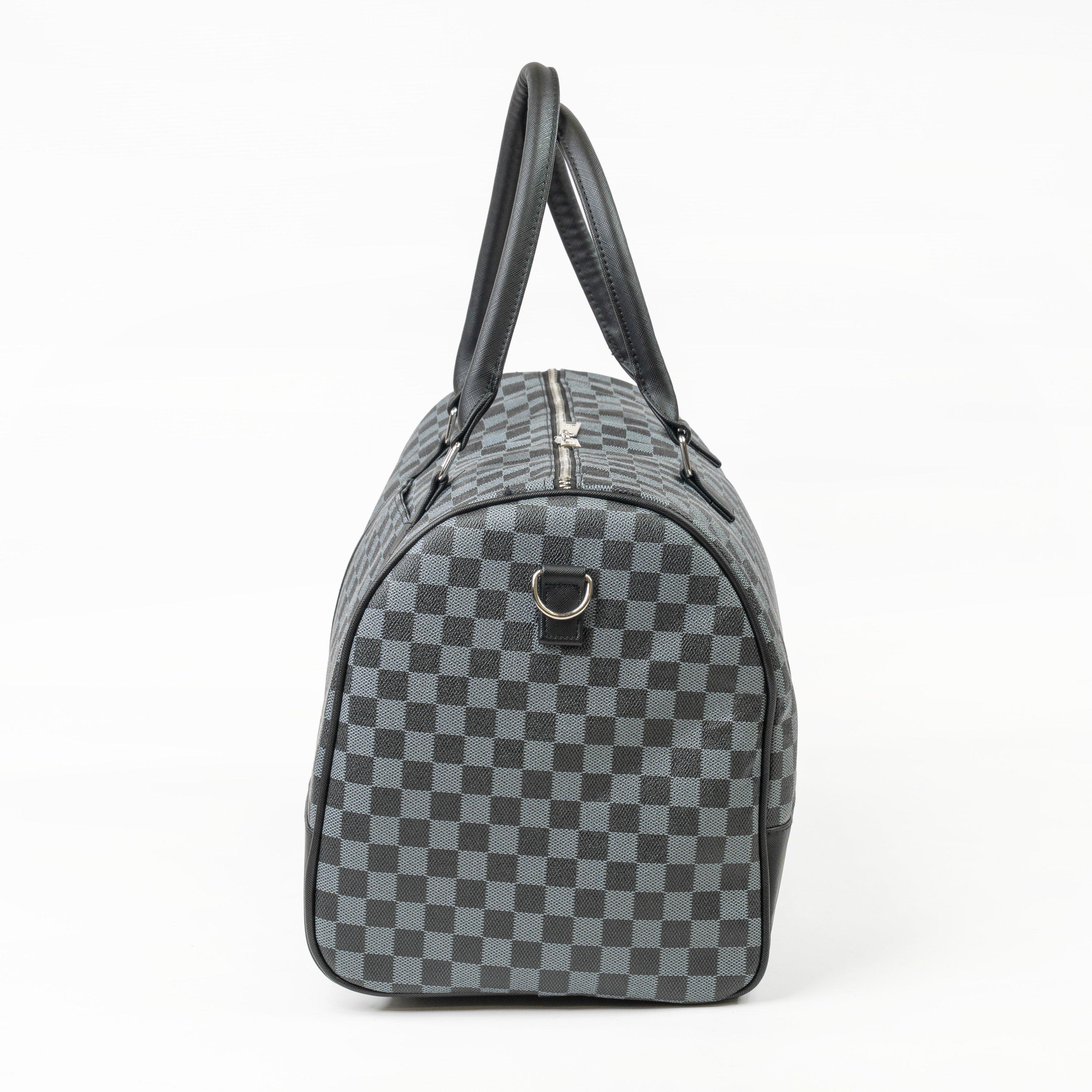 Black And Grey - Pierre Cardin - Premium Black And Grey Flight Bag Travel Holdall - 8