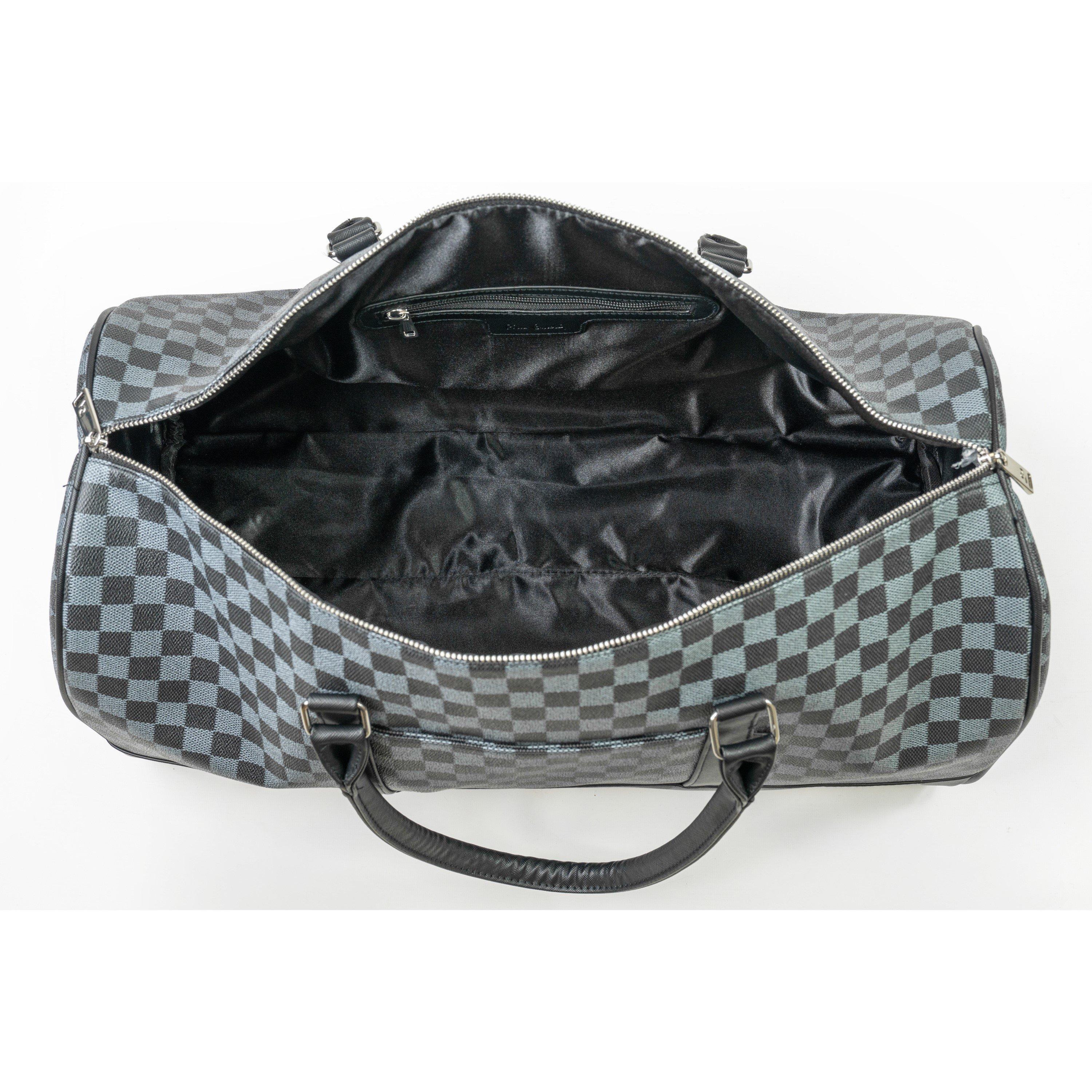 Black And Grey - Pierre Cardin - Premium Black And Grey Flight Bag Travel Holdall - 9