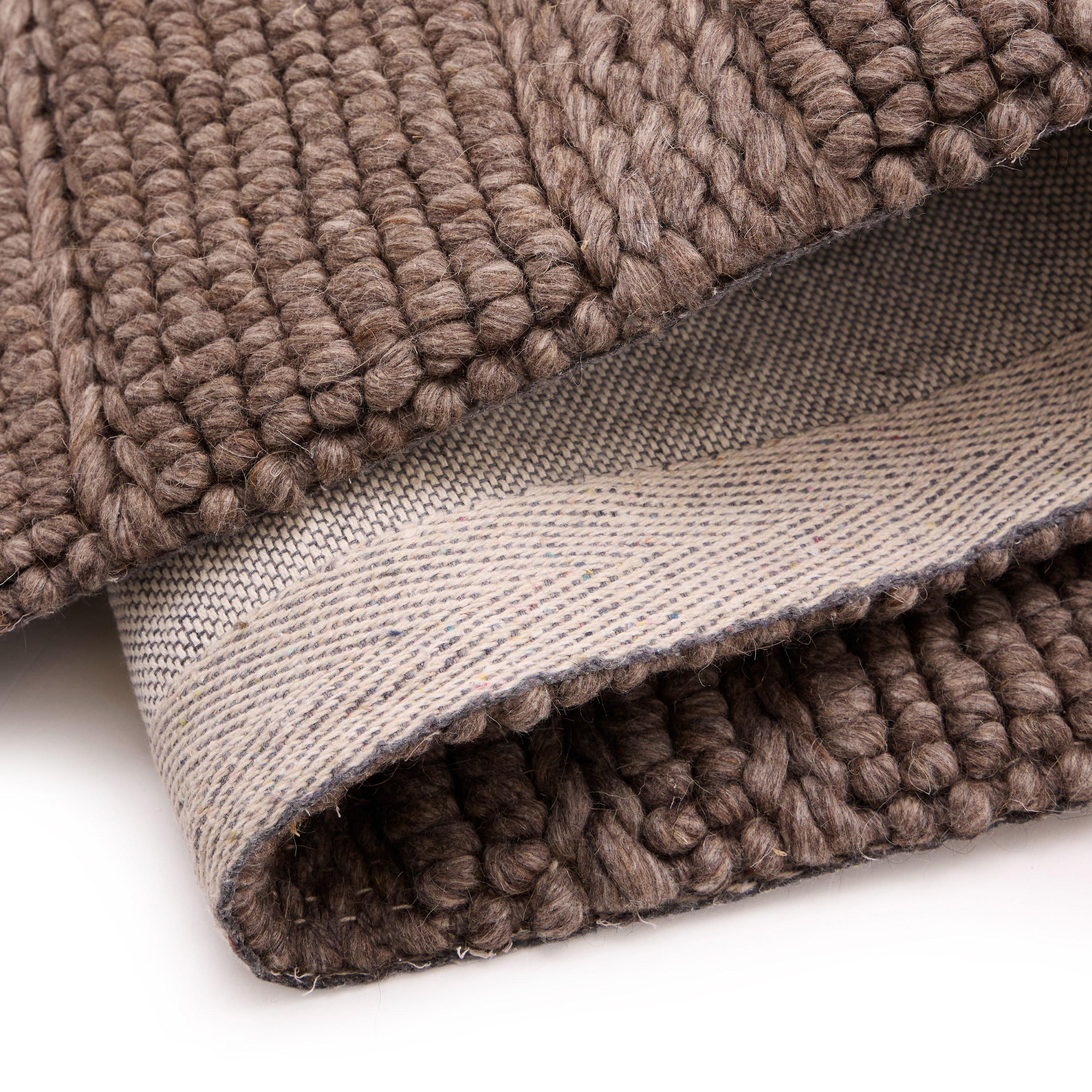 Brown - Origin Rugs - Chunky Knit Rug - 4
