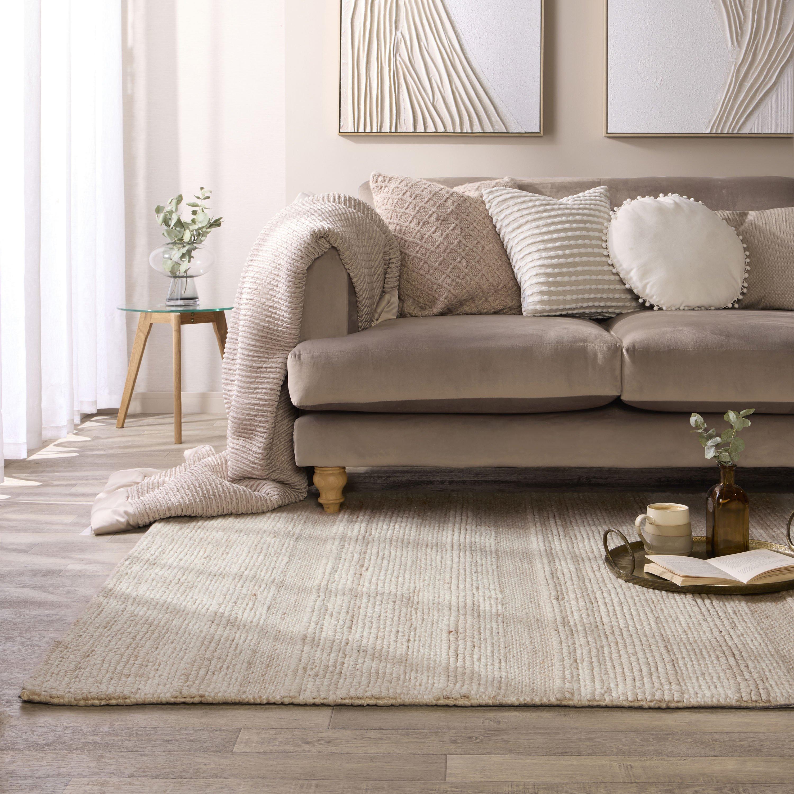 Cream - Origin Rugs - Chunky Knit Rug - 1