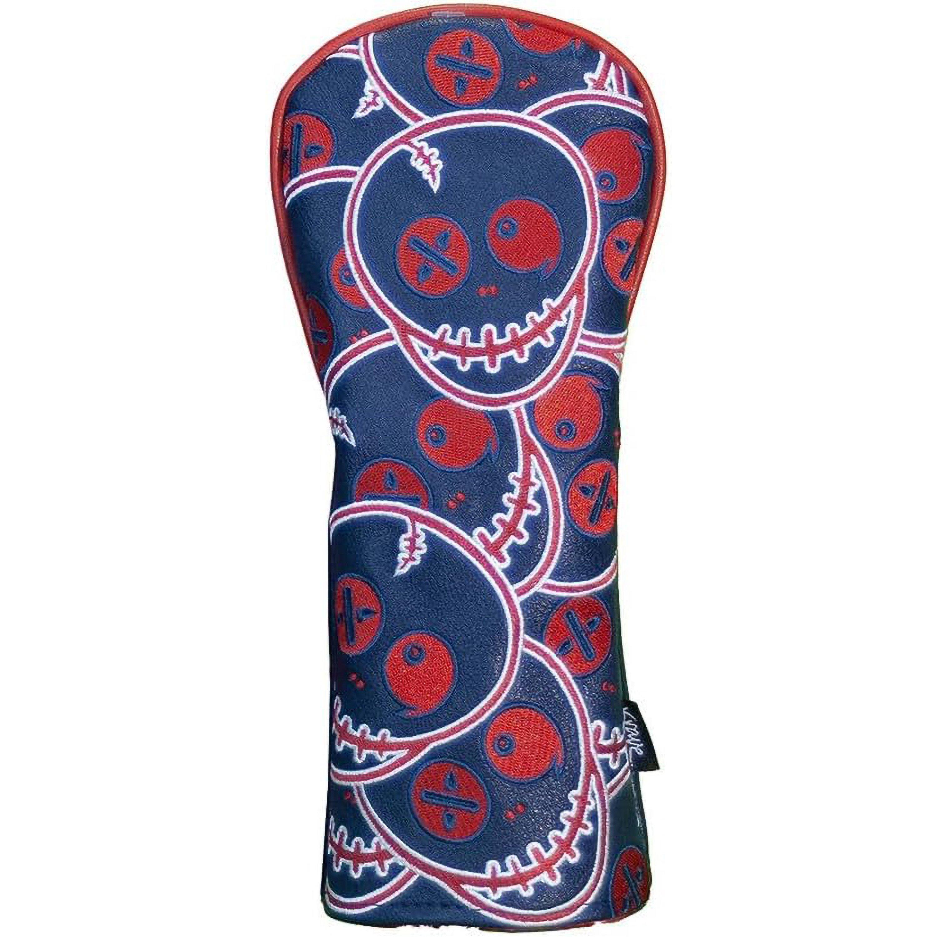 Krave  Voodoo Stacked Headcover - Navy/Red - Driver