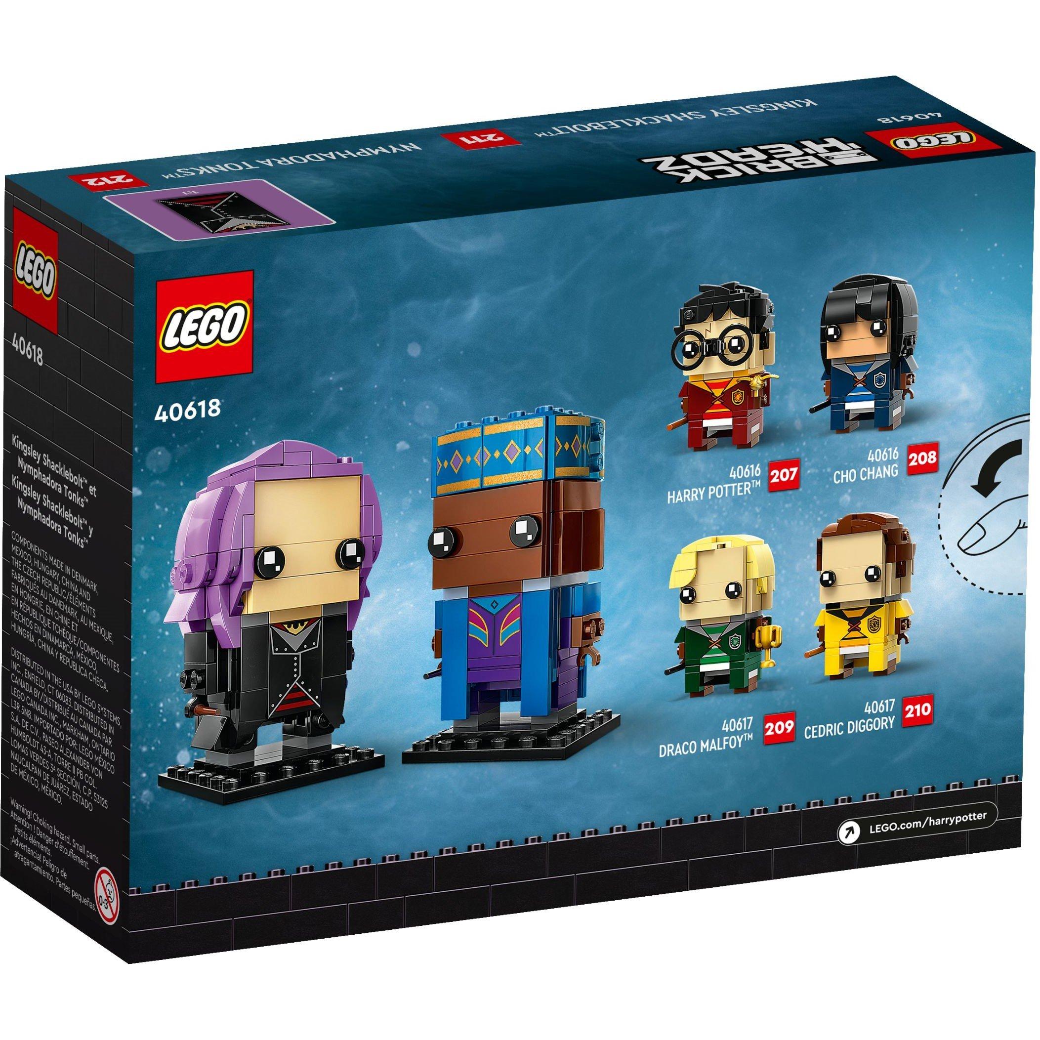 Multi - LEGO - LEGO 40618 BrickHeadz Shacklebolt & Nymphadora - 4