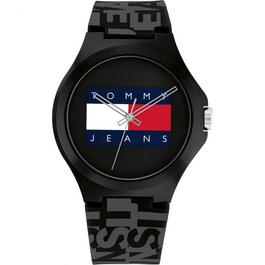 Tommy Jeans Mens Tommy Jeans Watch With Black Silicone Strap