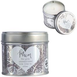 Said With Sentiment 7355 - Mum Candle in Tin