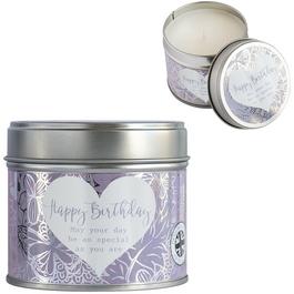 Said With Sentiment 7359 - Happy Birthday Candle in Tin