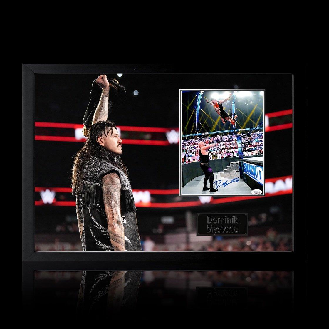 Dominik Mysterio Signed Image Iconic Frame II