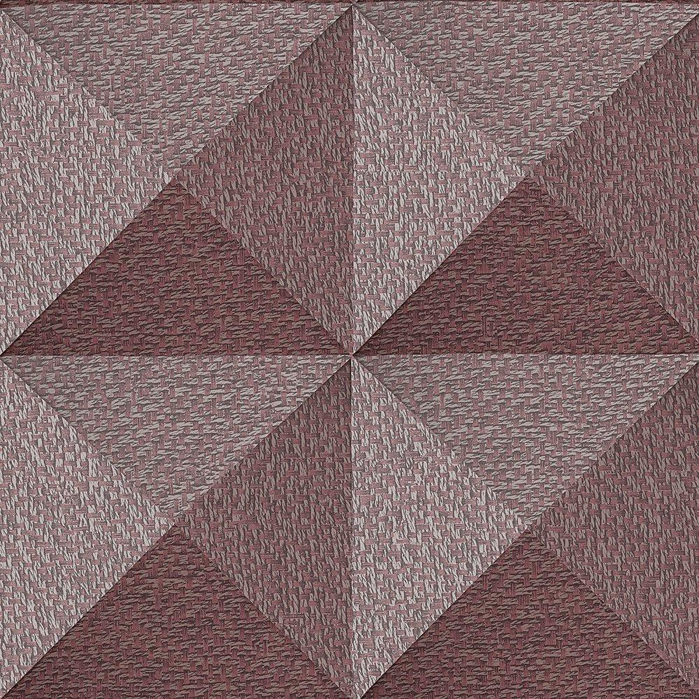 Red - Design ID - DID Weaved Cube Terrcotta Wallpaper
