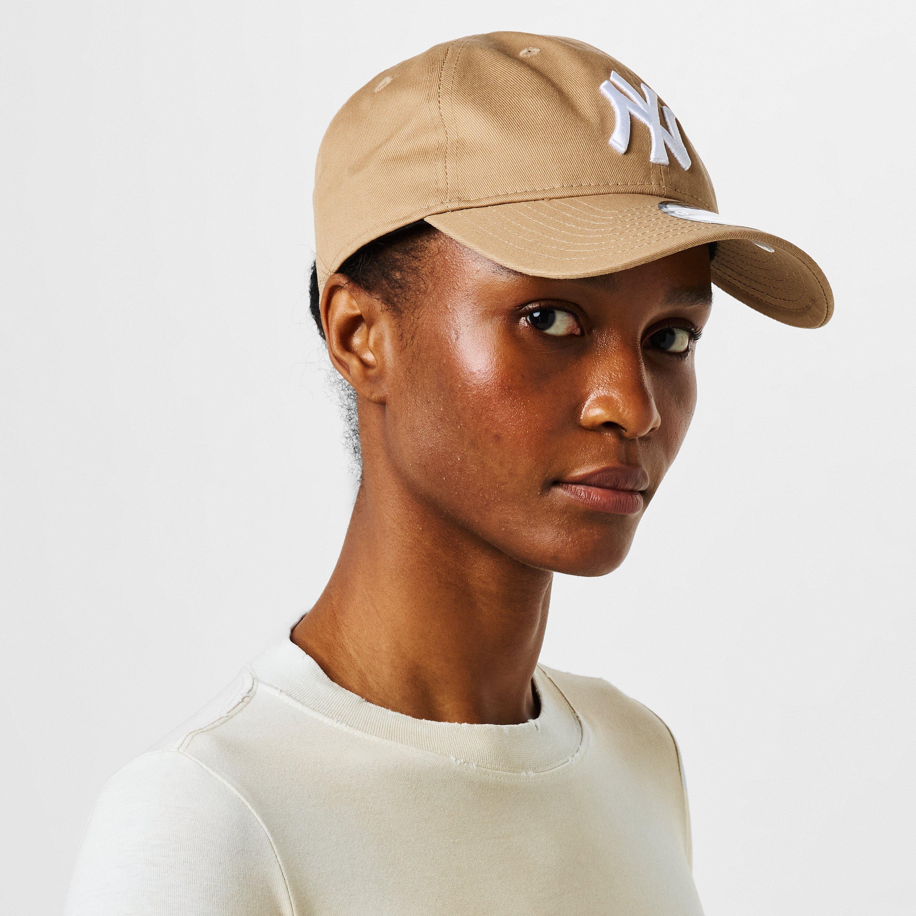 NY Beige/Wit - New Era - Womens 9TWENTY Baseball Cap - 2