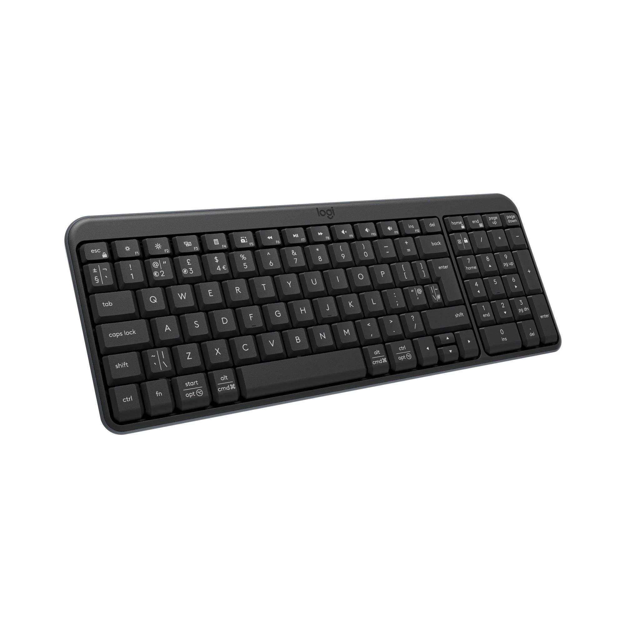 Black - Logitech - Logitech K250 Compact Bluetooth Wireless Keyboard - 1