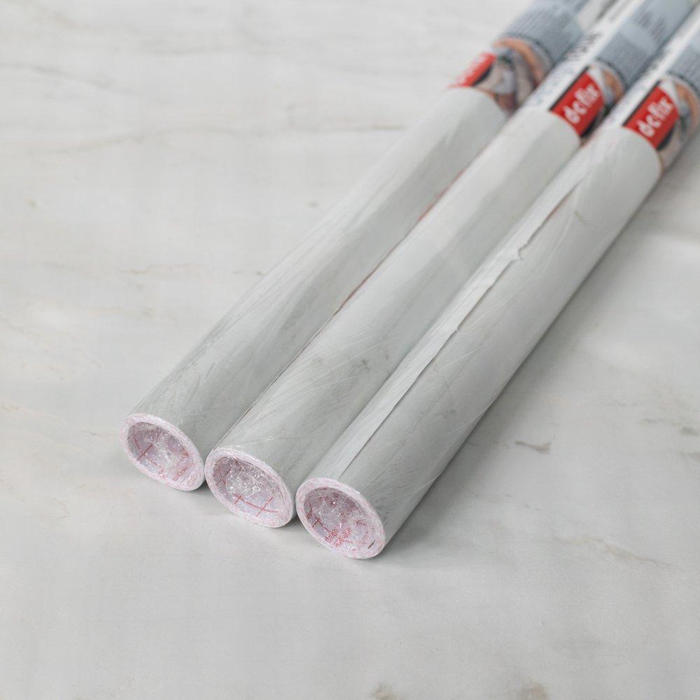D C Fix  Romeo Matt Self Adhesive Vinyl Pack 3 White - 67X2 PACK3