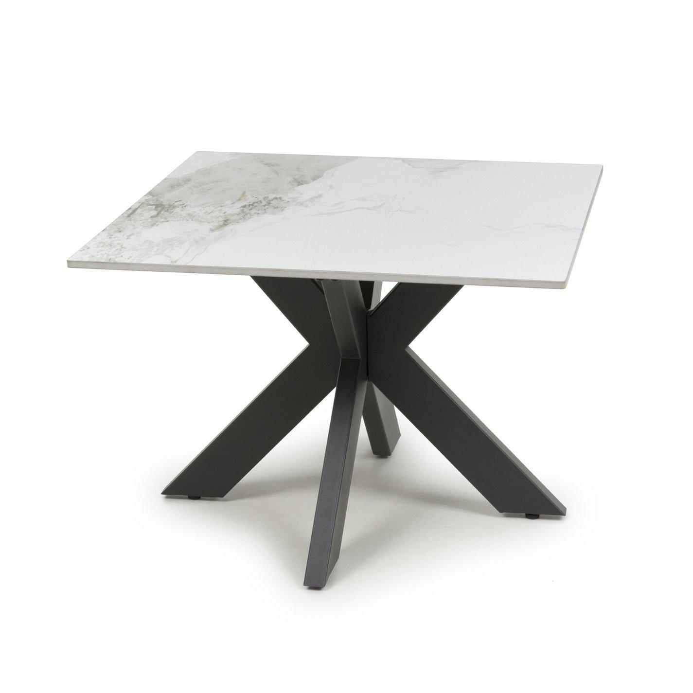 White - Shankar - Toronto Square Ceramic End Table - 4