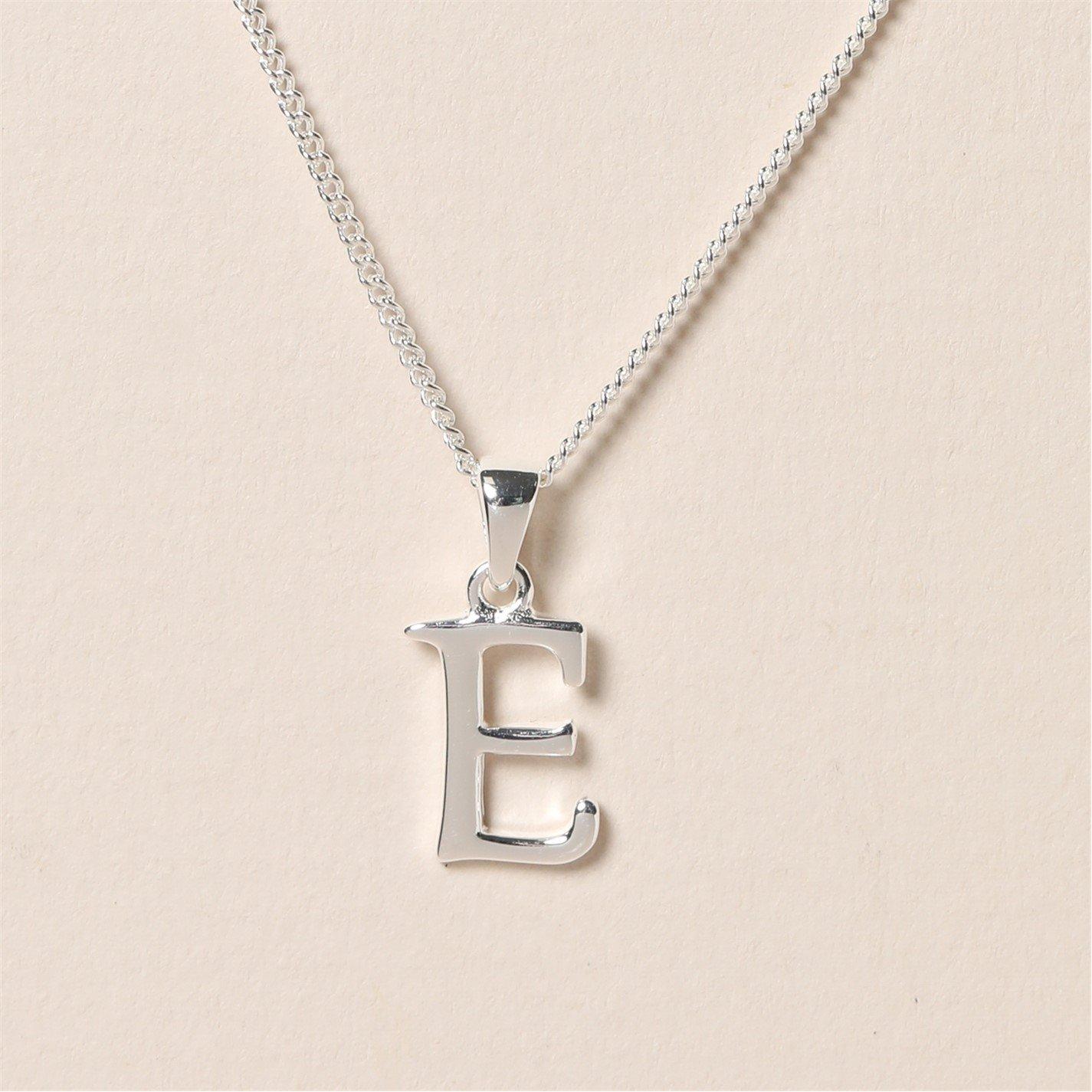 Silver - Simply Silver - Sterling Silver 925 Initial Pendant - 2