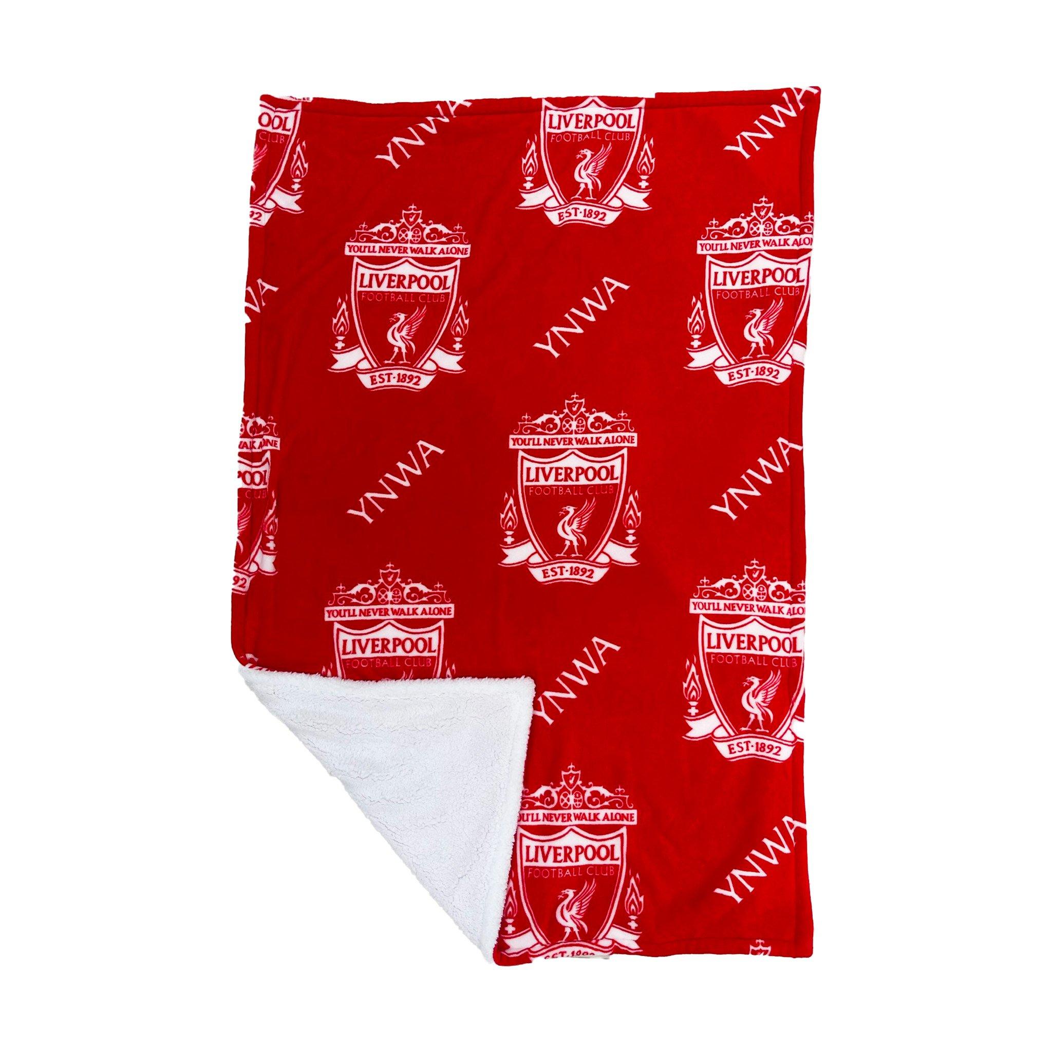 Liverpool FC Sherpa Fleece Blanket