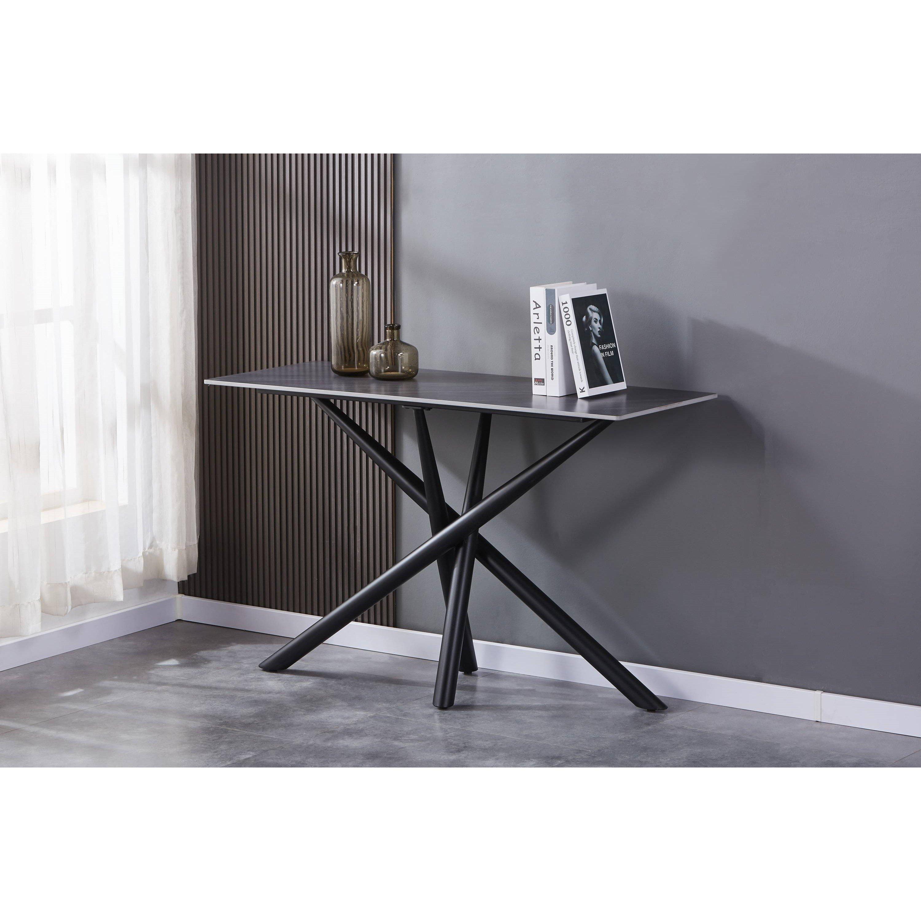 Shankar  Azura Console Table - Grey - 45x75x120