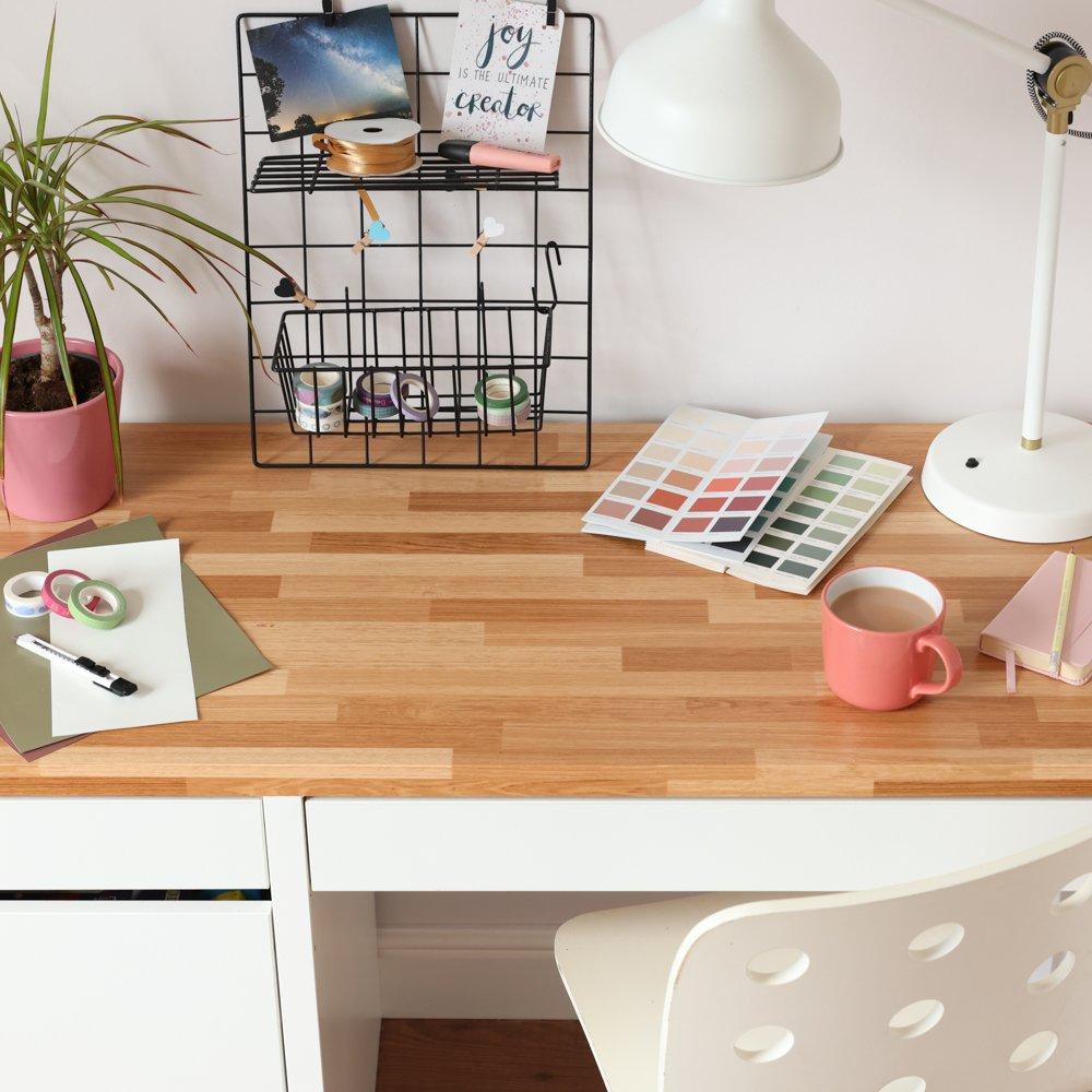 Brown - D C Fix - dc fix Mod Butchers Block Self Adhesive Vinyl Pk 3 - 6