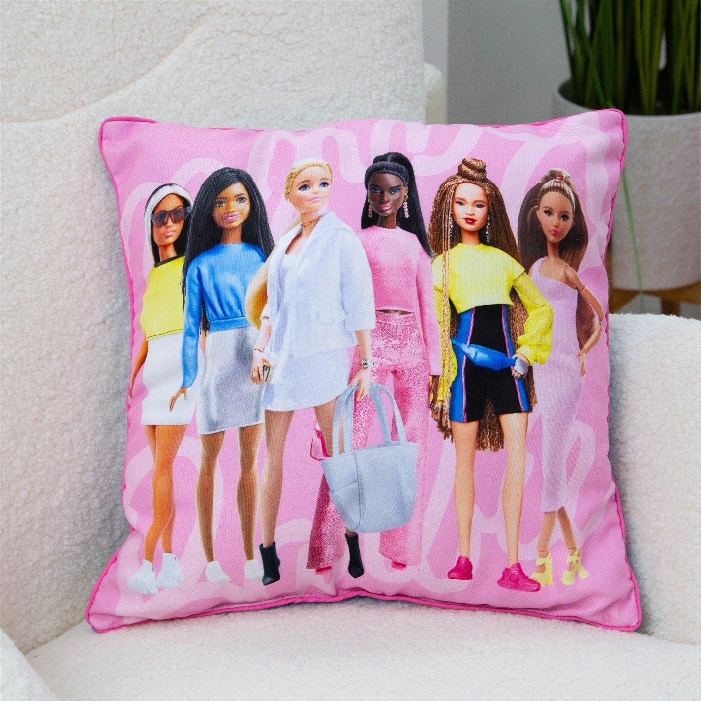 Multi - Barbie - Unboxed Square Cushion - 3