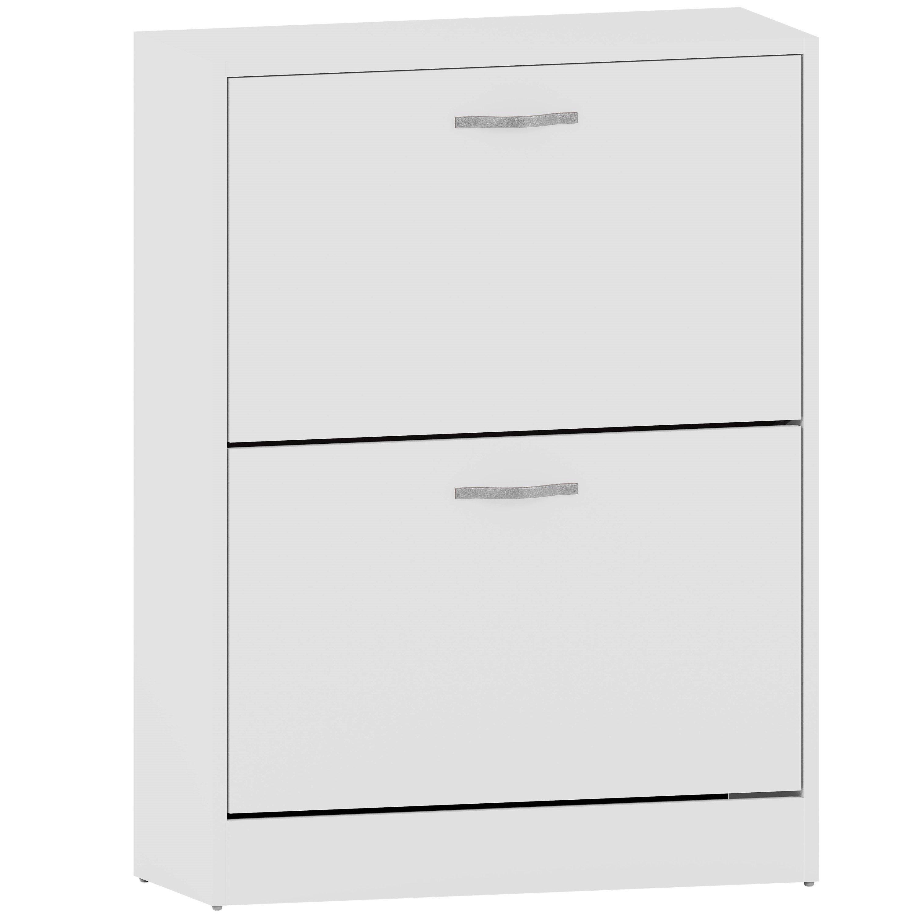 White - Lassic - Vida Designs 2 Drawer Shoe Cabinet - 10