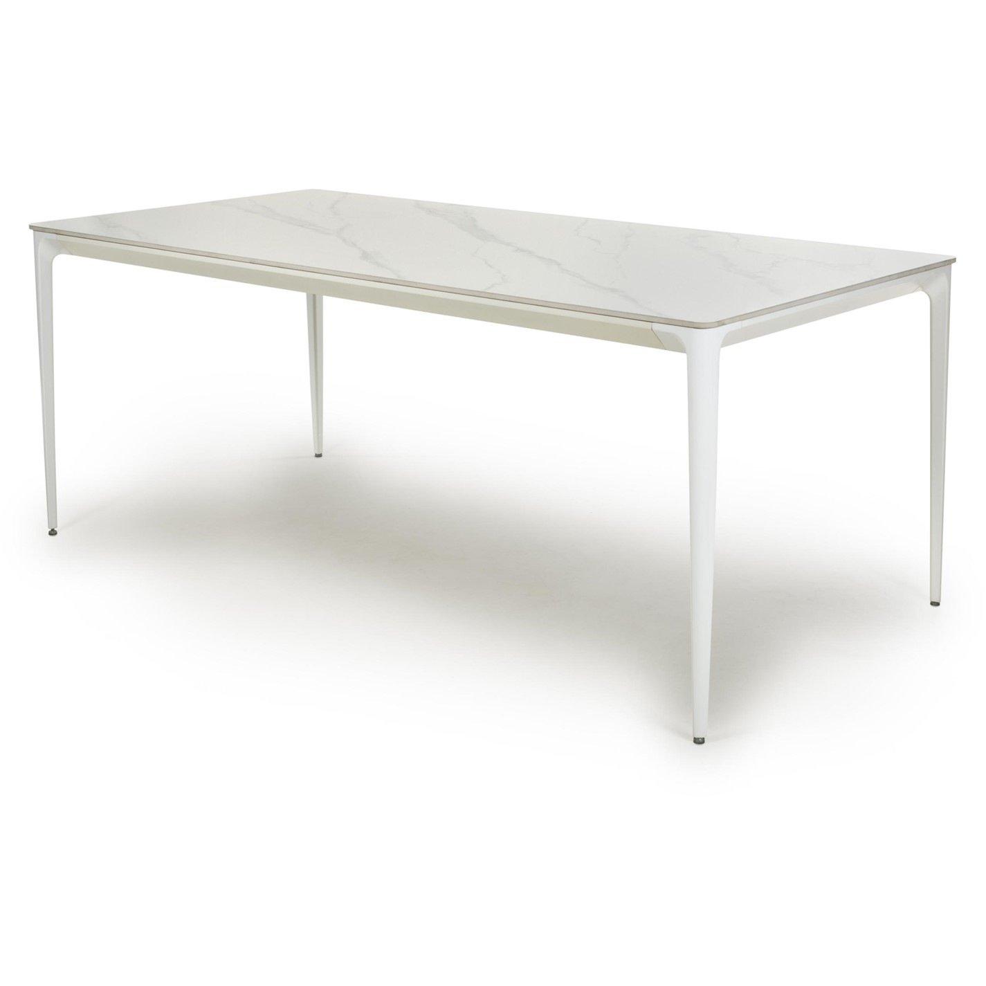White - Shankar - Monarch White Dining Table - 7