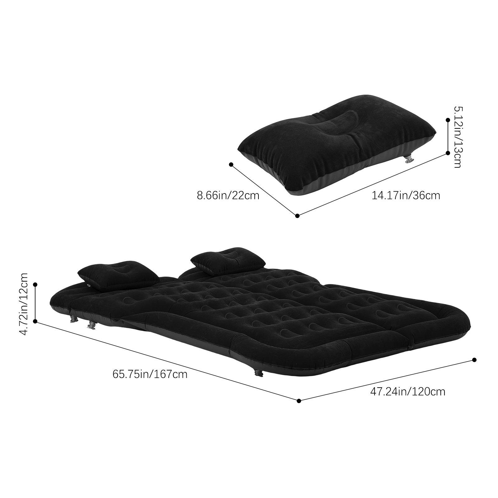 Black - Breeins Camping - Car Air Mattress with Pillows - 2