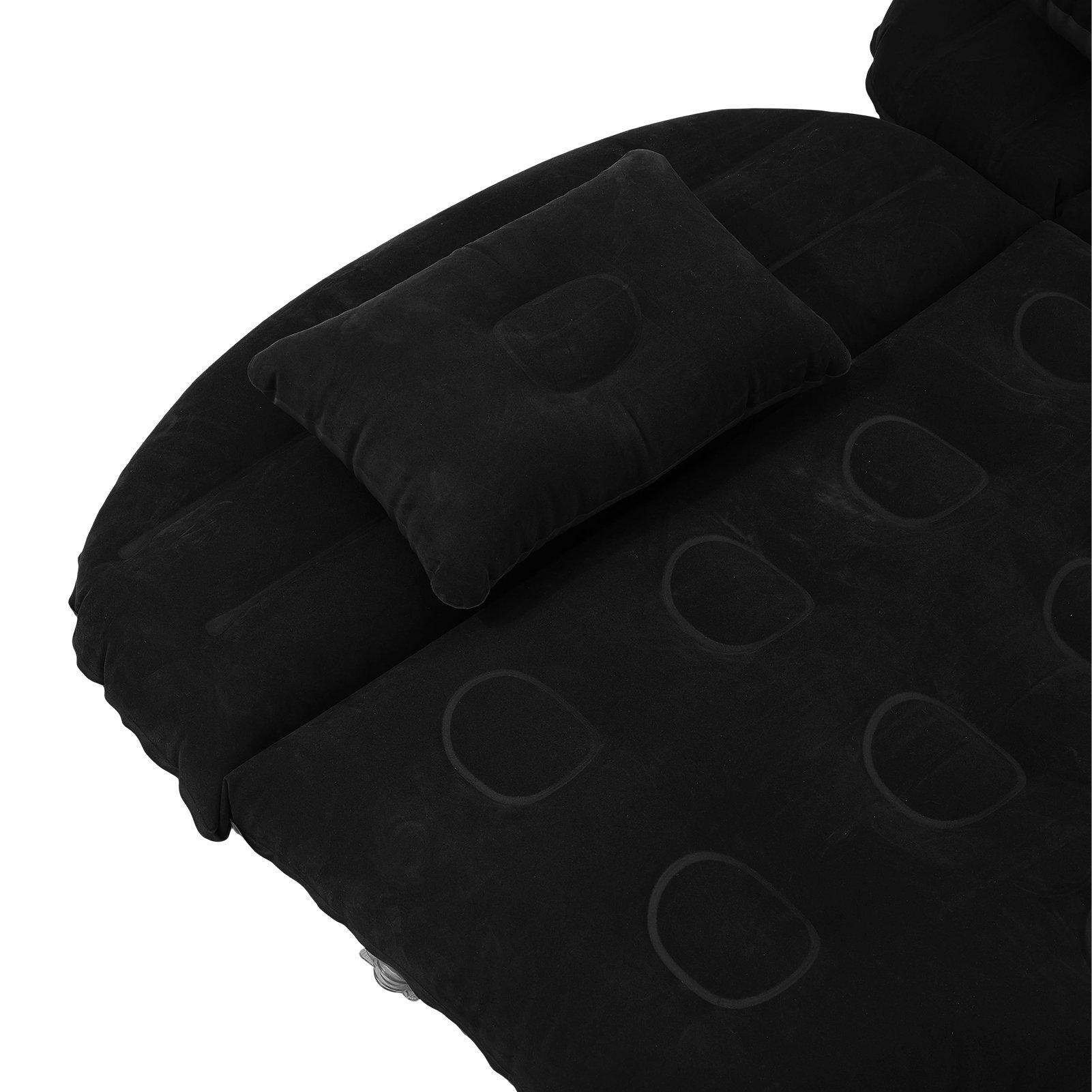 Black - Breeins Camping - Car Air Mattress with Pillows - 6