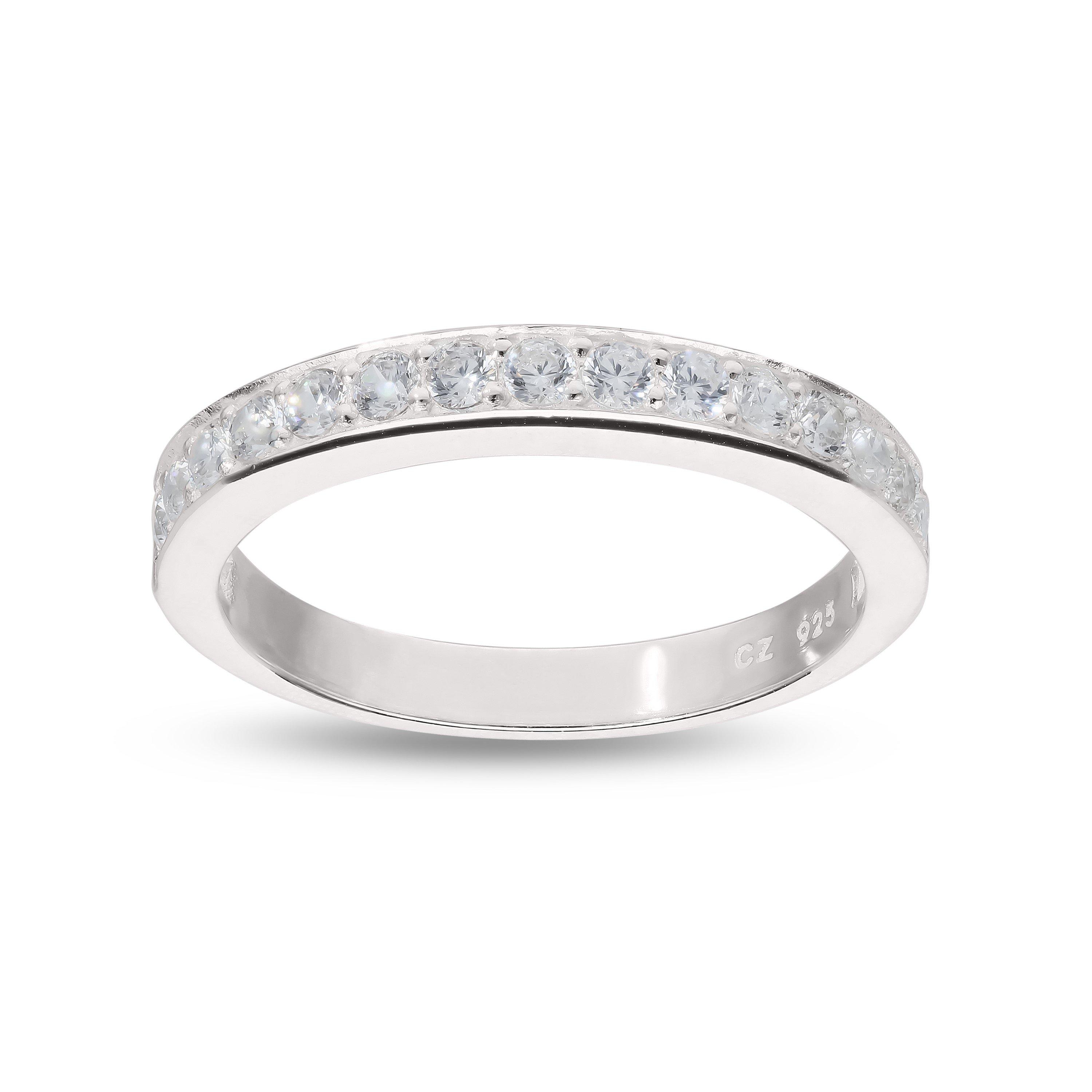 Silver - Be You - Sterling Silver CZ Ring - 3