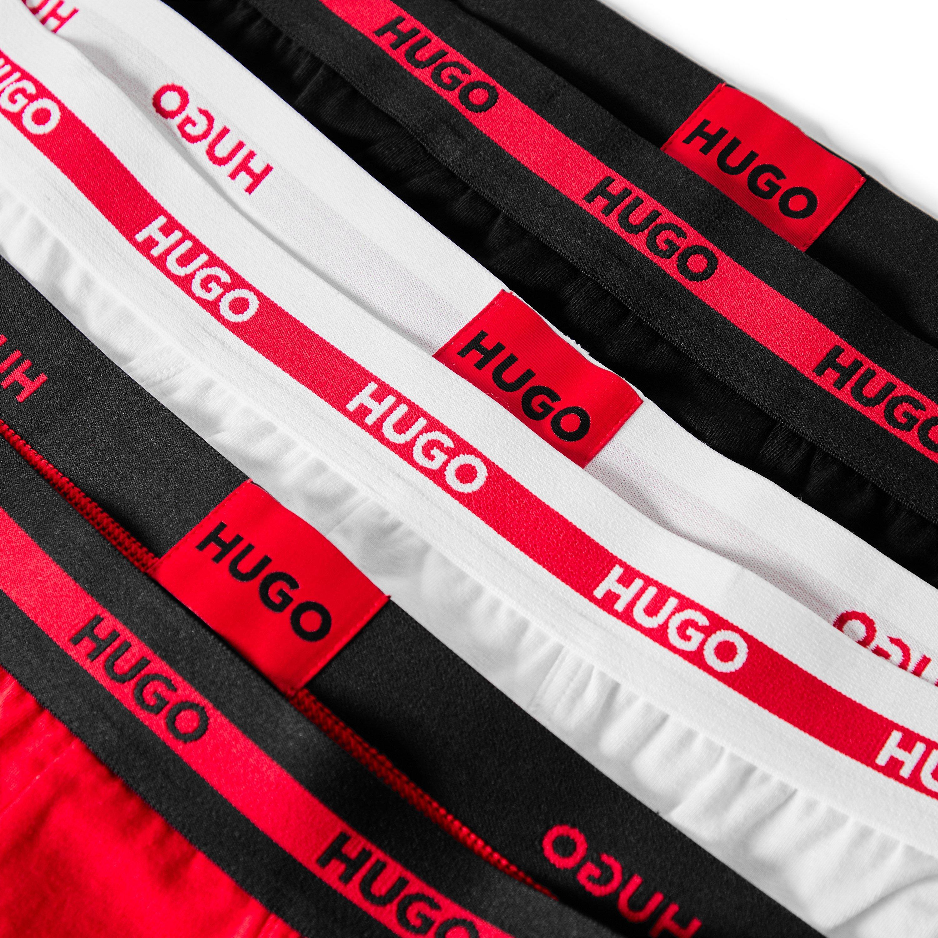 Red - Hugo - 3 Pack of Stretch Cotton Briefs - 3