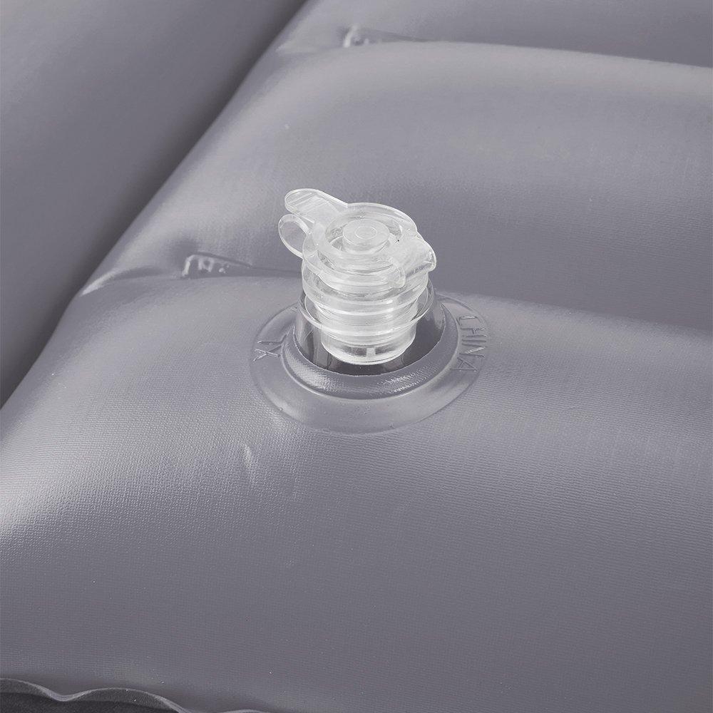 Grey - Breeins Camping - Car Air Mattress with Flocked Surface - 8