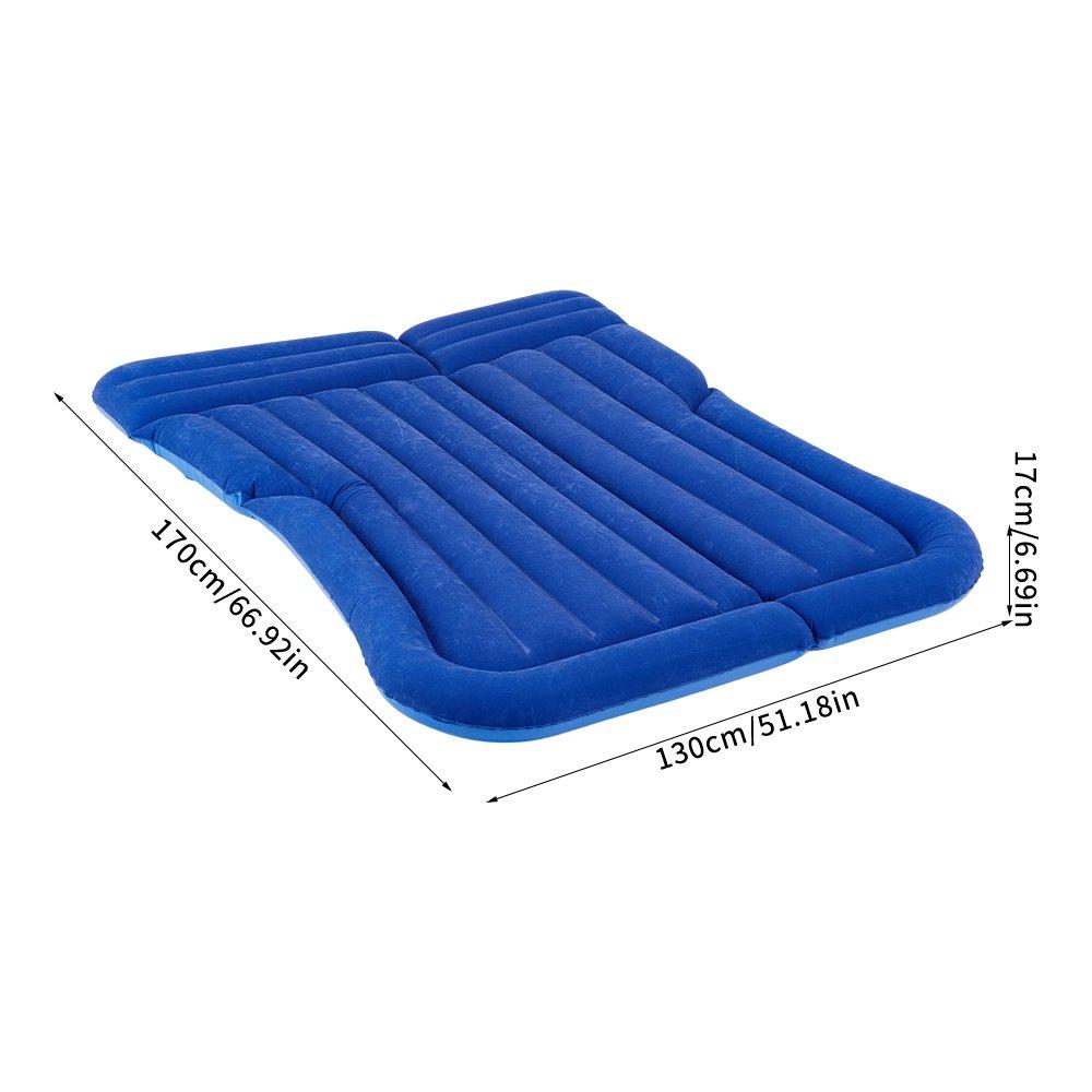 Blue - Breeins - Car Air Mattress with Flocked Surface - 2