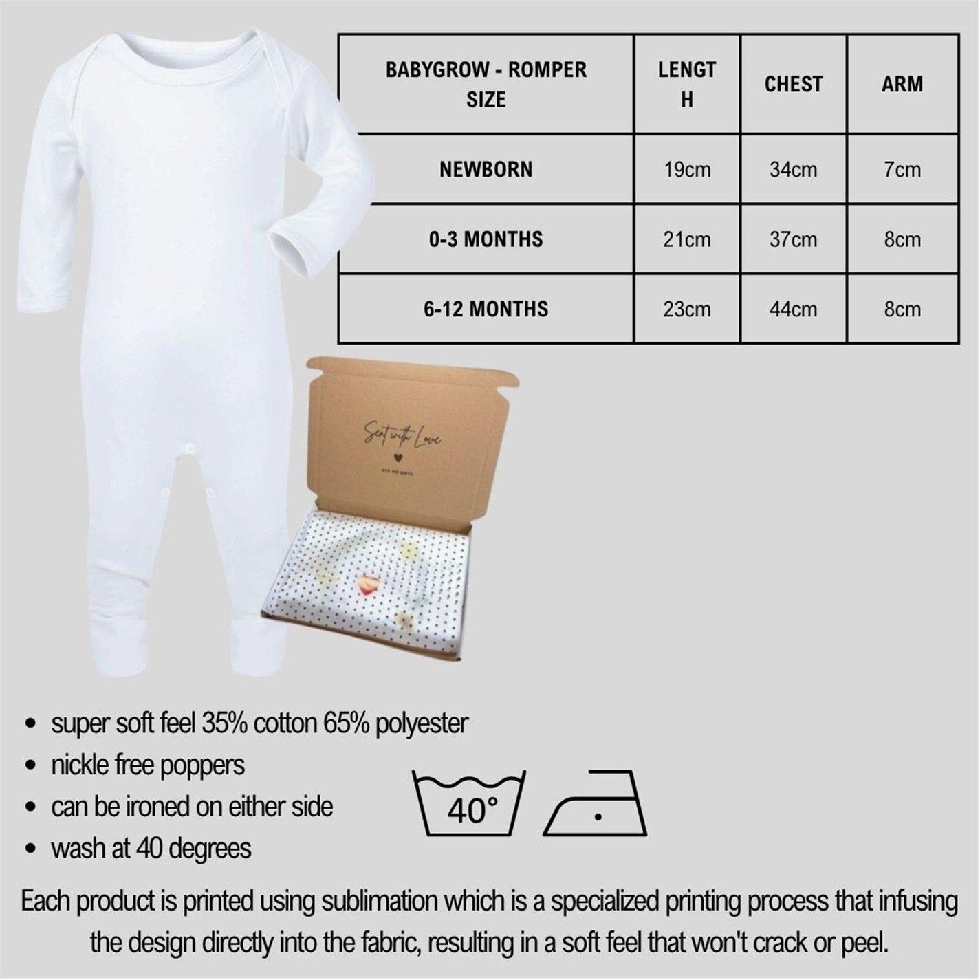 White - Aye Do Gifts - My First Christmas Santa Team - Baby Grow - 2