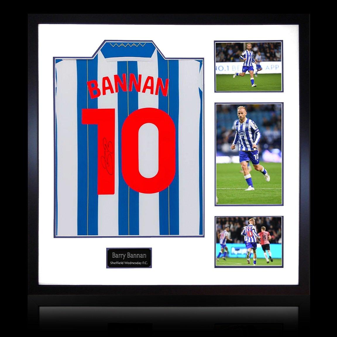 Blue - The Fan Cave - Barry Bannan Signed Sheff Wednesday 23/24 Shirt - 1