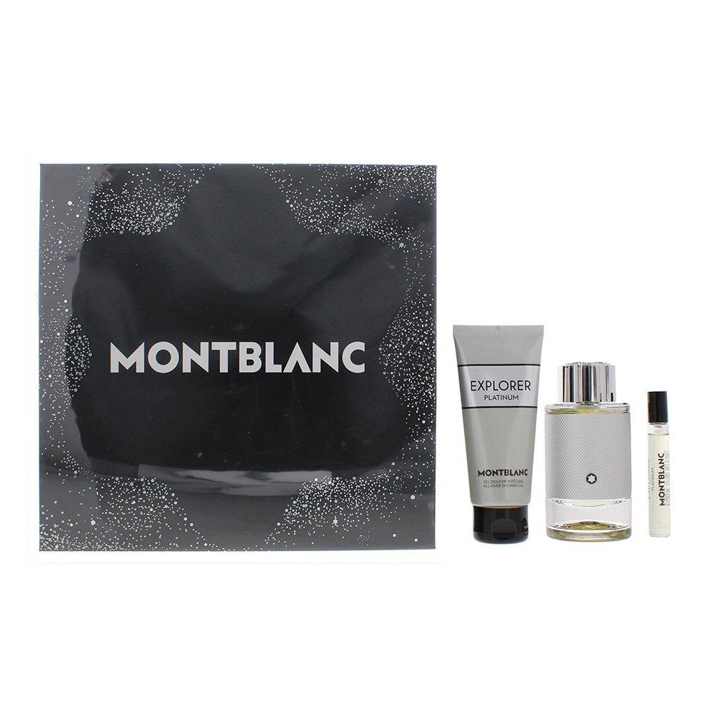 None - Montblanc - Montblanc Explorer Platinum 3 Piece Gift Set - 1