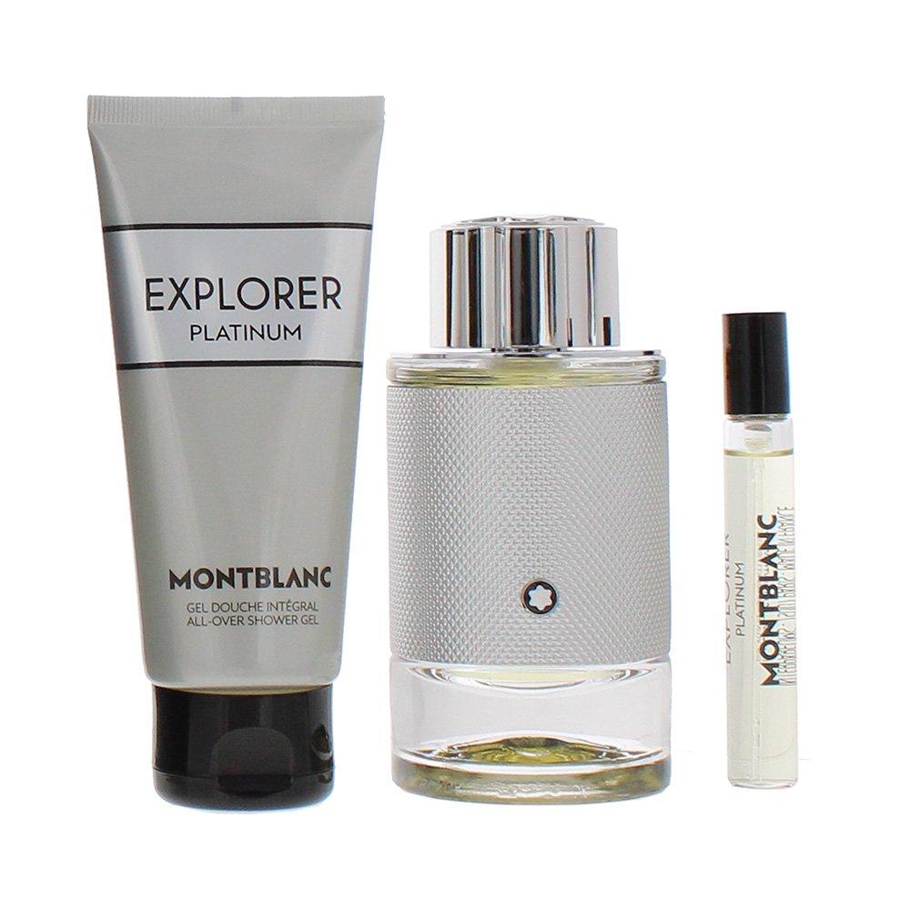 None - Montblanc - Montblanc Explorer Platinum 3 Piece Gift Set - 2