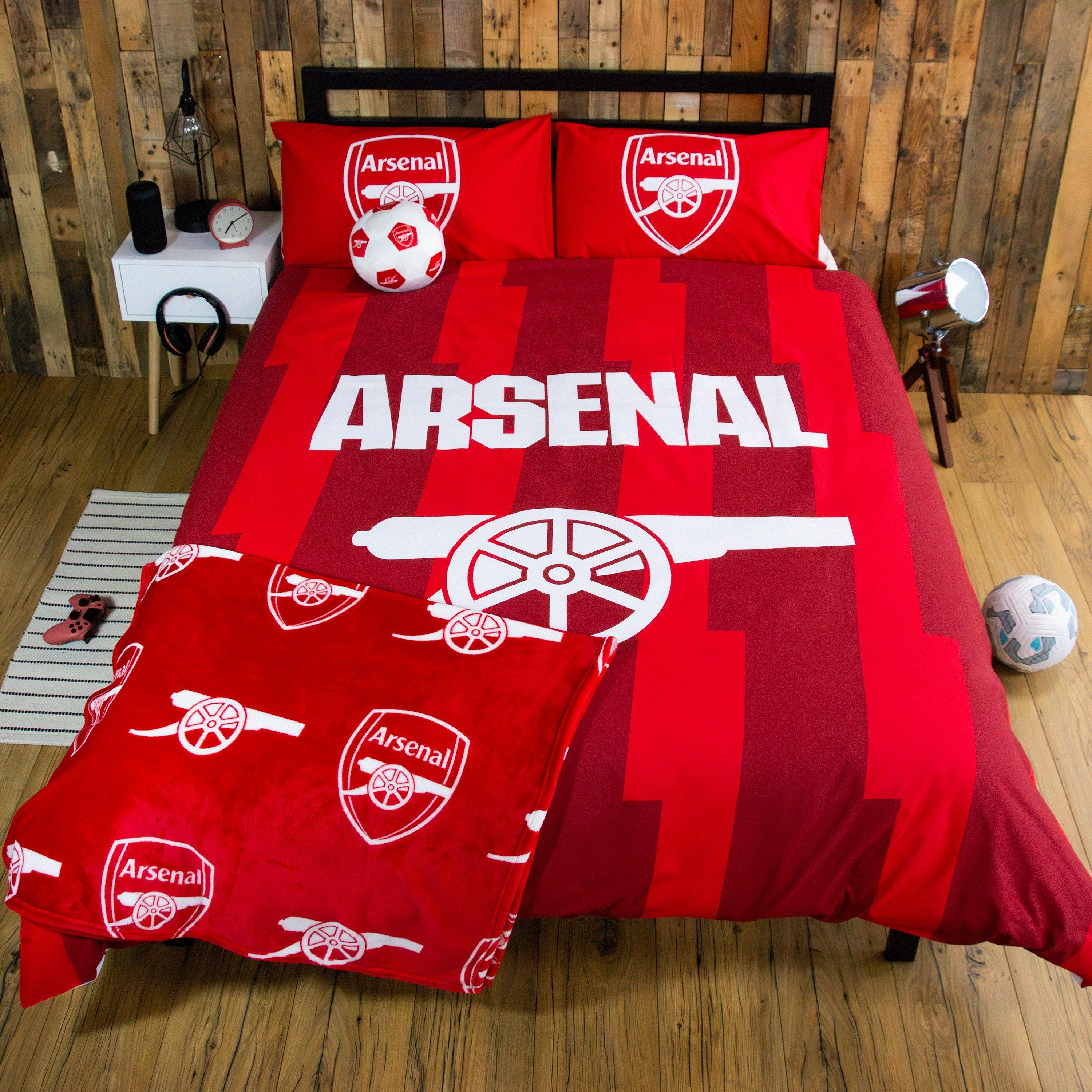 Multicolour - Arsenal FC - Arsenal Lightning Double Panel Duvet - 1