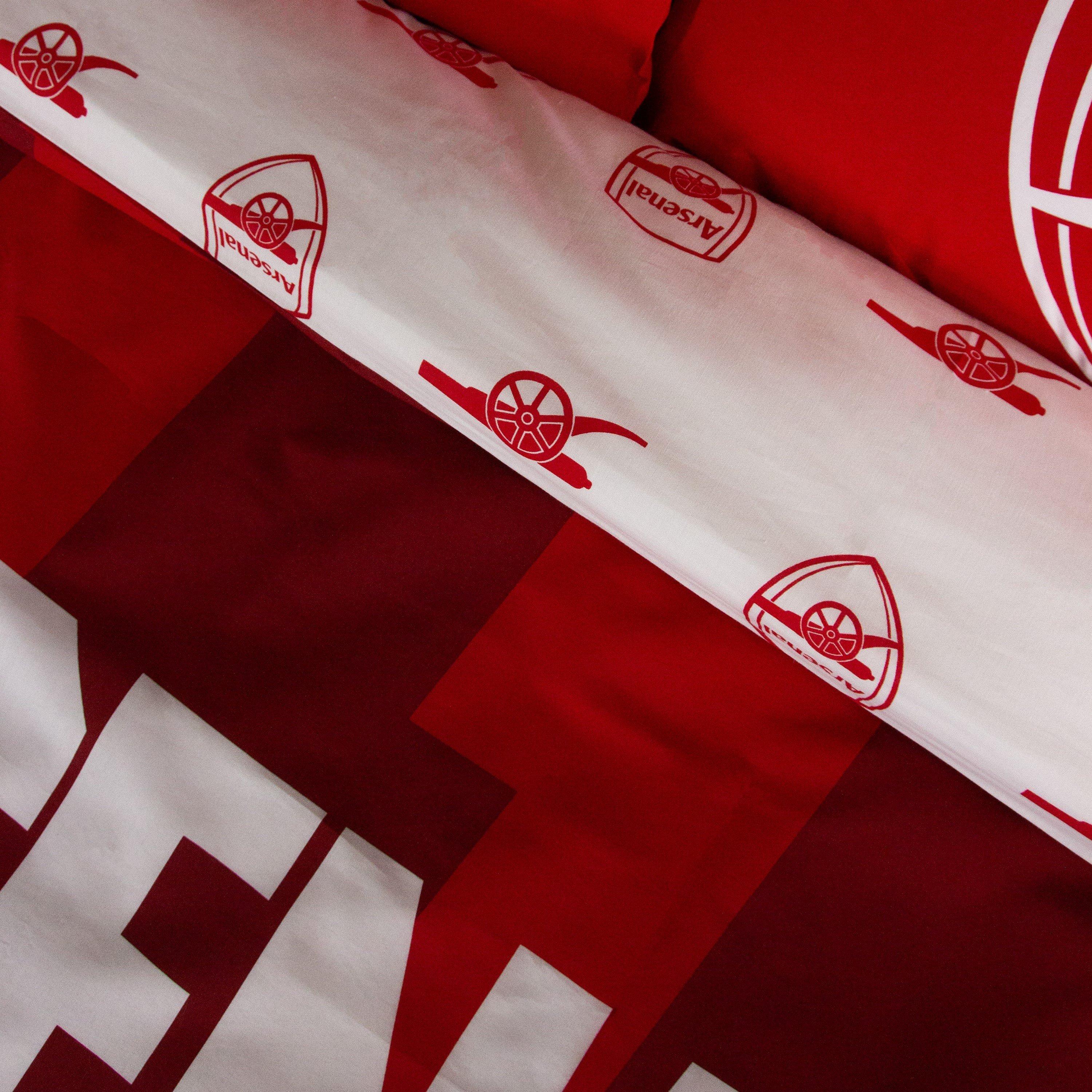 Multicolour - Arsenal FC - Arsenal Lightning Double Panel Duvet - 2