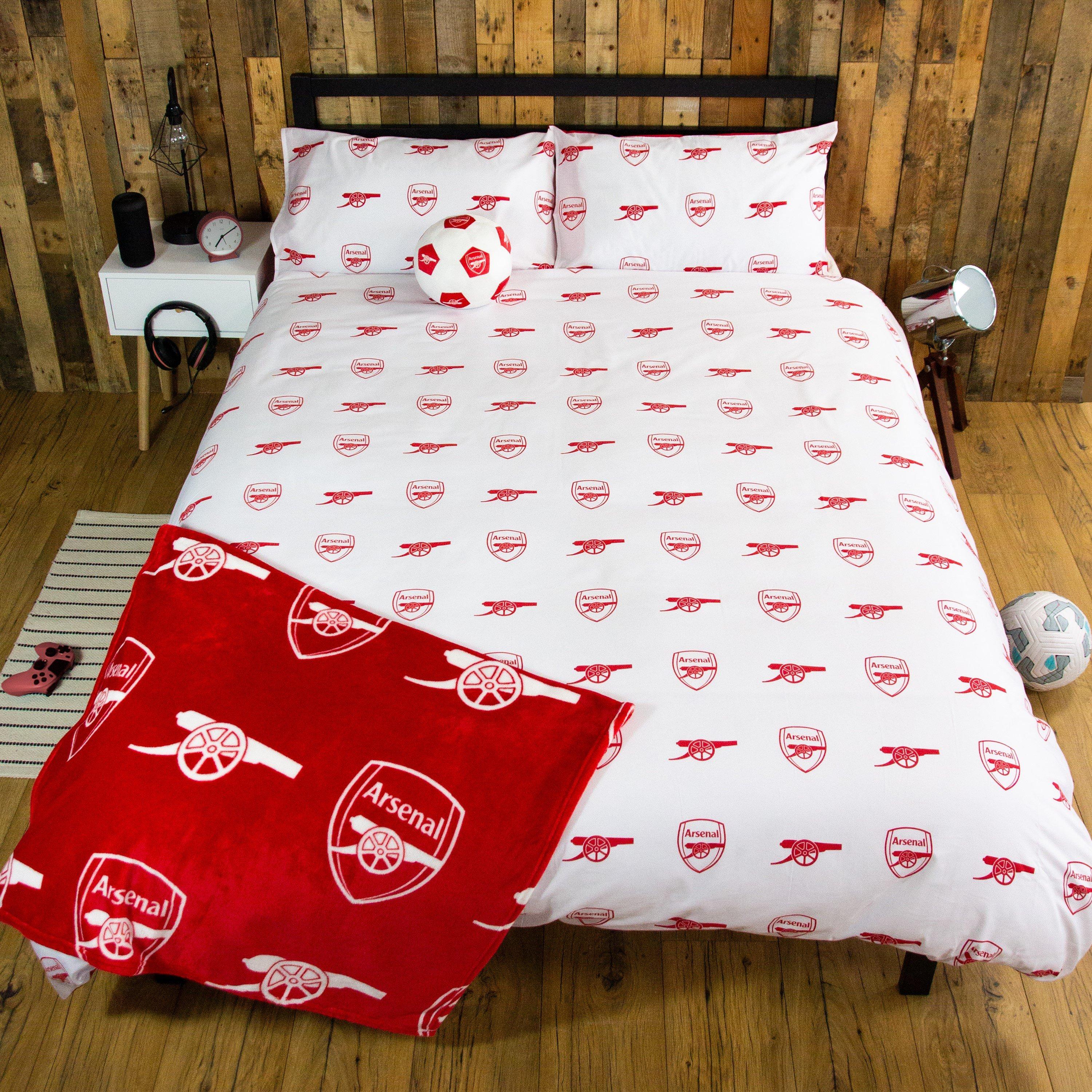 Multicolour - Arsenal FC - Arsenal Lightning Double Panel Duvet - 4