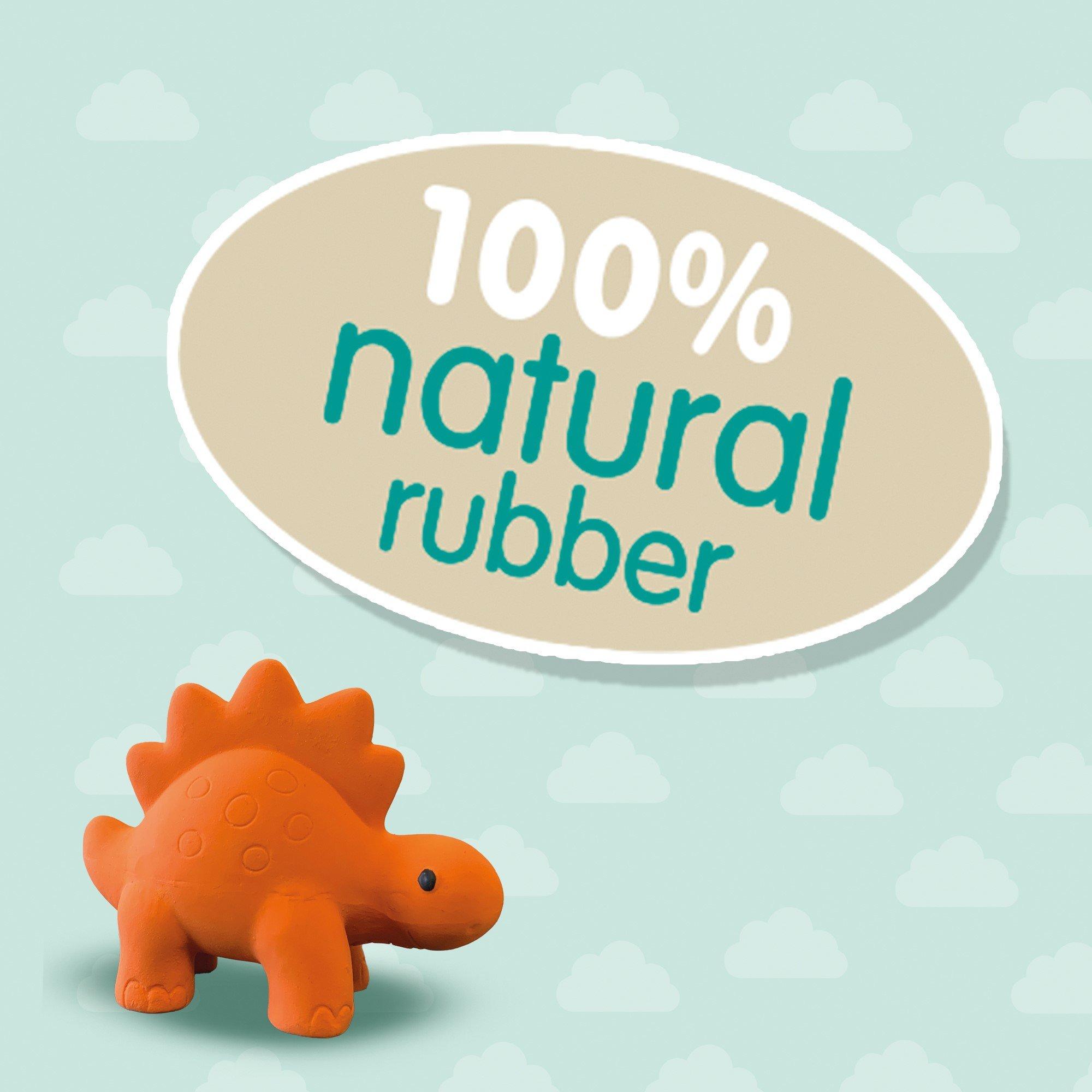 Multi - SES Creative - Bath Stegosaurus - 100% natural rubber - 2