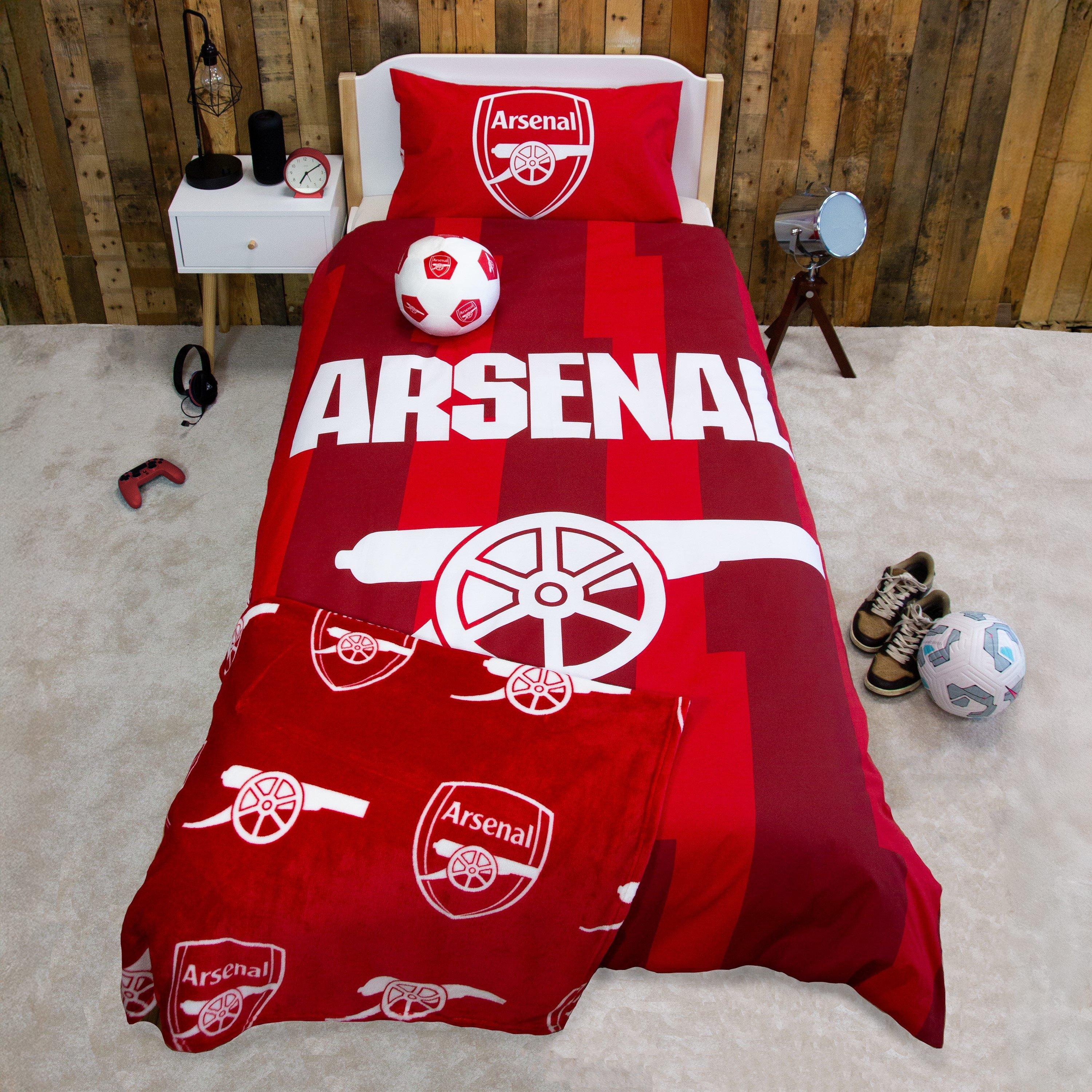 Multicolour - Arsenal FC - Arsenal Lightning Panel Duvet Set - 1