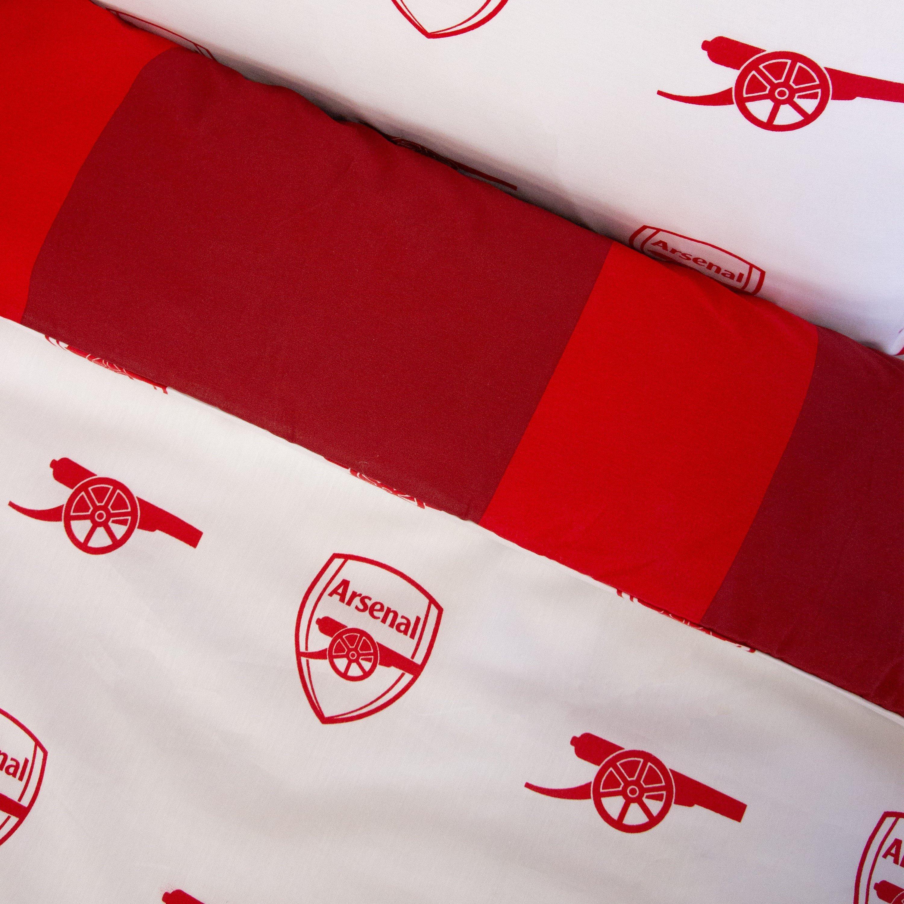 Multicolour - Arsenal FC - Arsenal Lightning Panel Duvet Set - 3