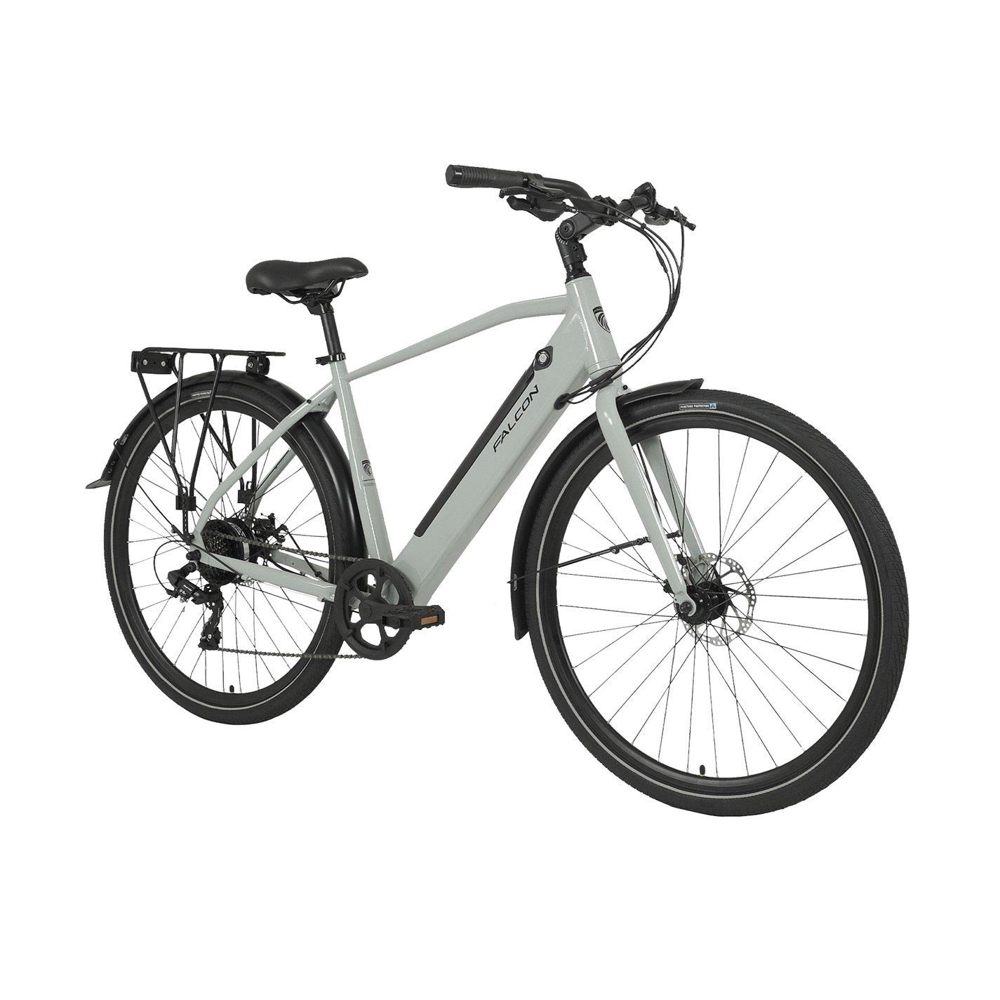 Primer Grey - Falcon Cycles - Falcon Liberty Crossbar Electric Hybrid Bike - 3