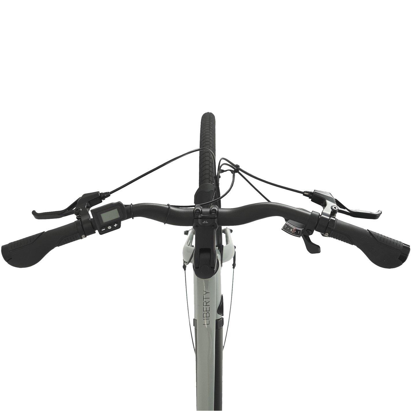 Primer Grey - Falcon Cycles - Falcon Liberty Crossbar Electric Hybrid Bike - 5