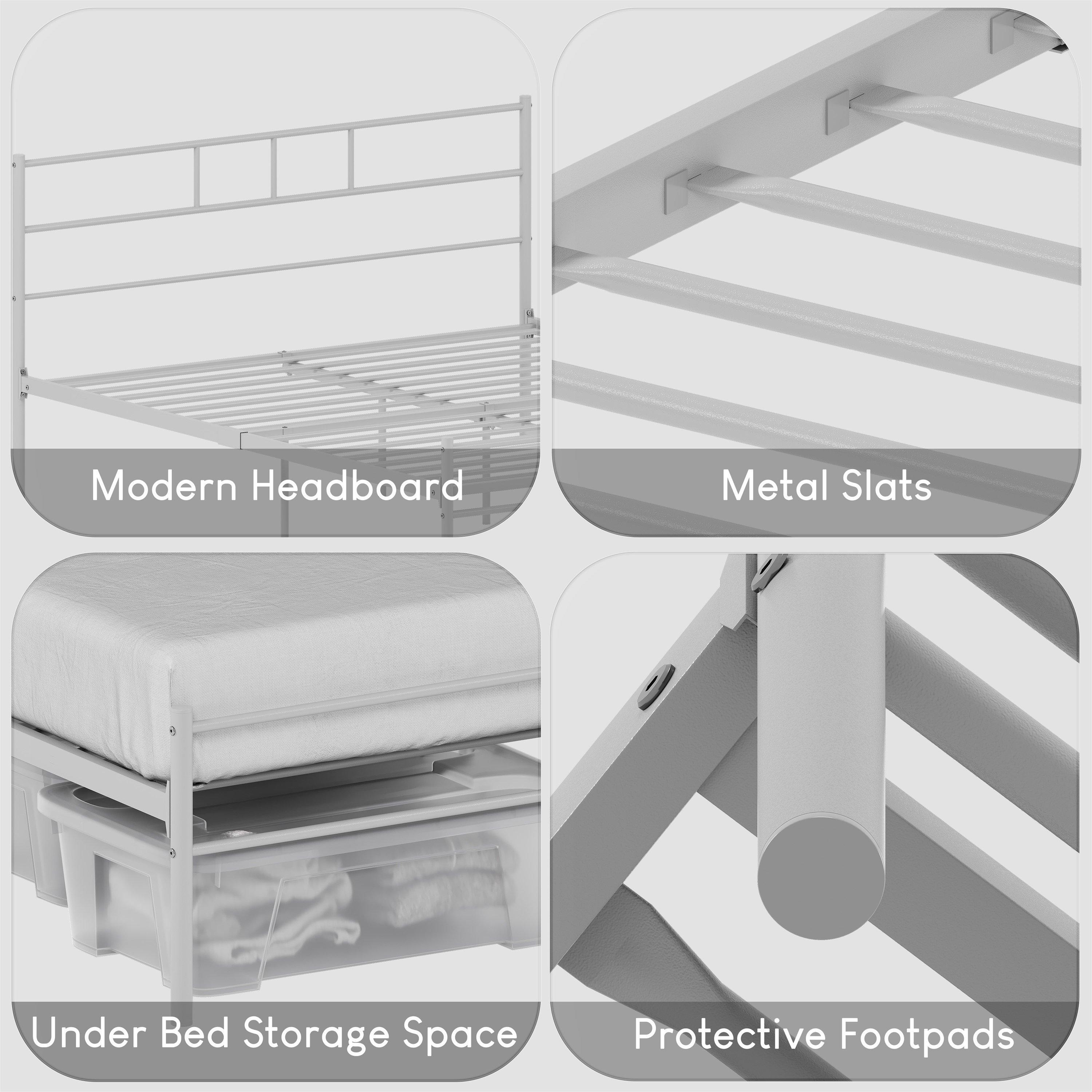 White - Lassic - Vida Designs Dorset Bed 5ft King Size - 5