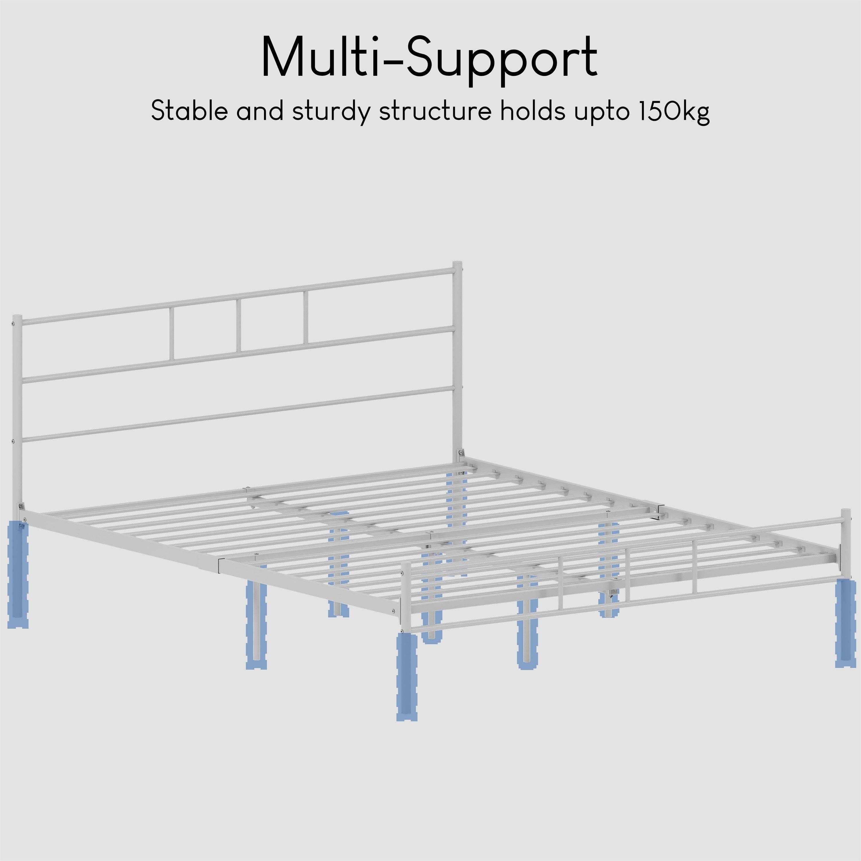 White - Lassic - Vida Designs Dorset Bed 5ft King Size - 7