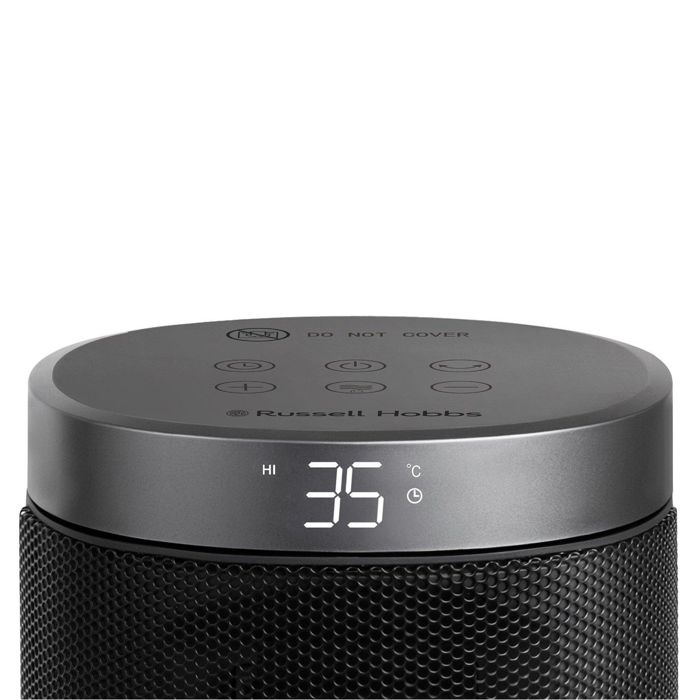 Silver / Black - Russell Hobbs - Russell Hobbs RHCTH2001S 2kW Ceramic Heater - 15