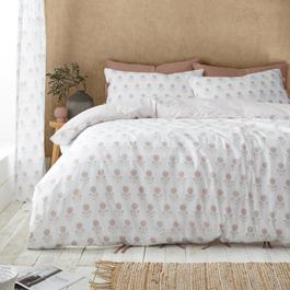 Pineapple Elephant Woodblock Floral So Soft Duvet Cover Set
