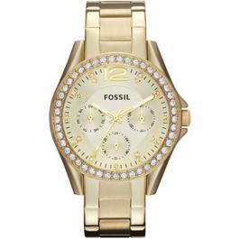 Fossil Ladies Fossil Riley Gold Watch ES3203