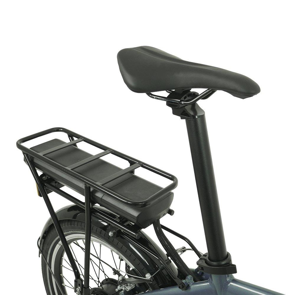 Gloss Grey - Falcon Cycles - Falcon Compact Electric Folding Bike - 8