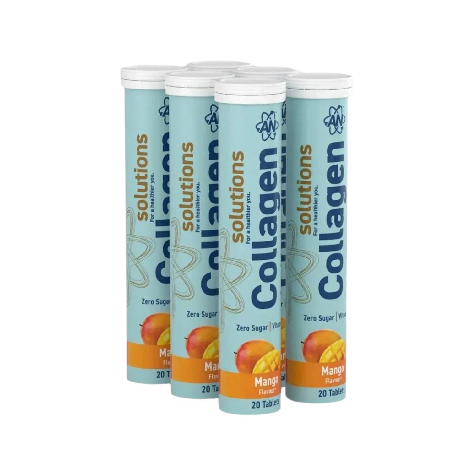 Mango - Applied Nutrition - Collagen Effervescent Tablets (6 x 20 Tablets) - 1