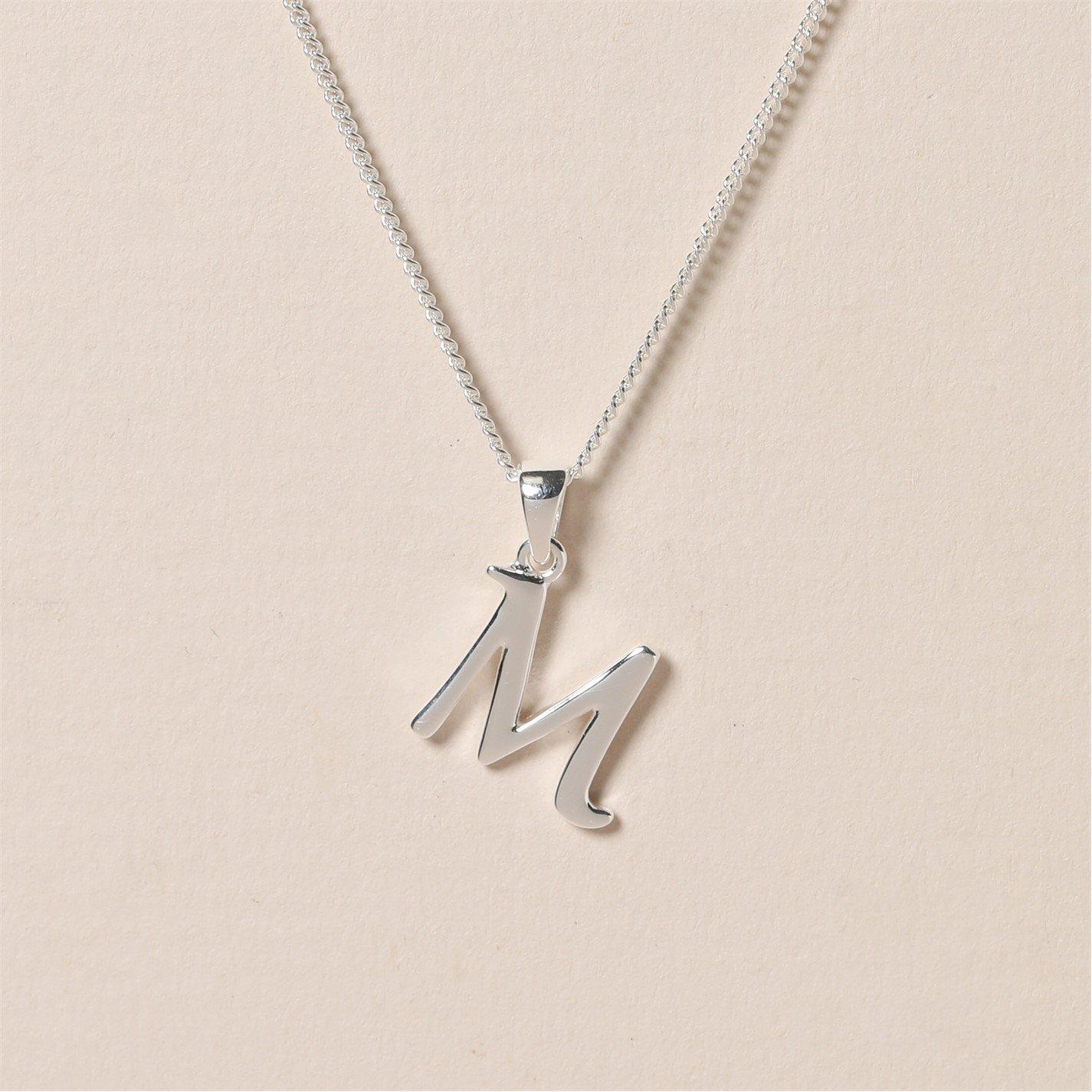 Silver - Simply Silver - Simply Silver Sterling Silver 925 Initial Pendant - 2