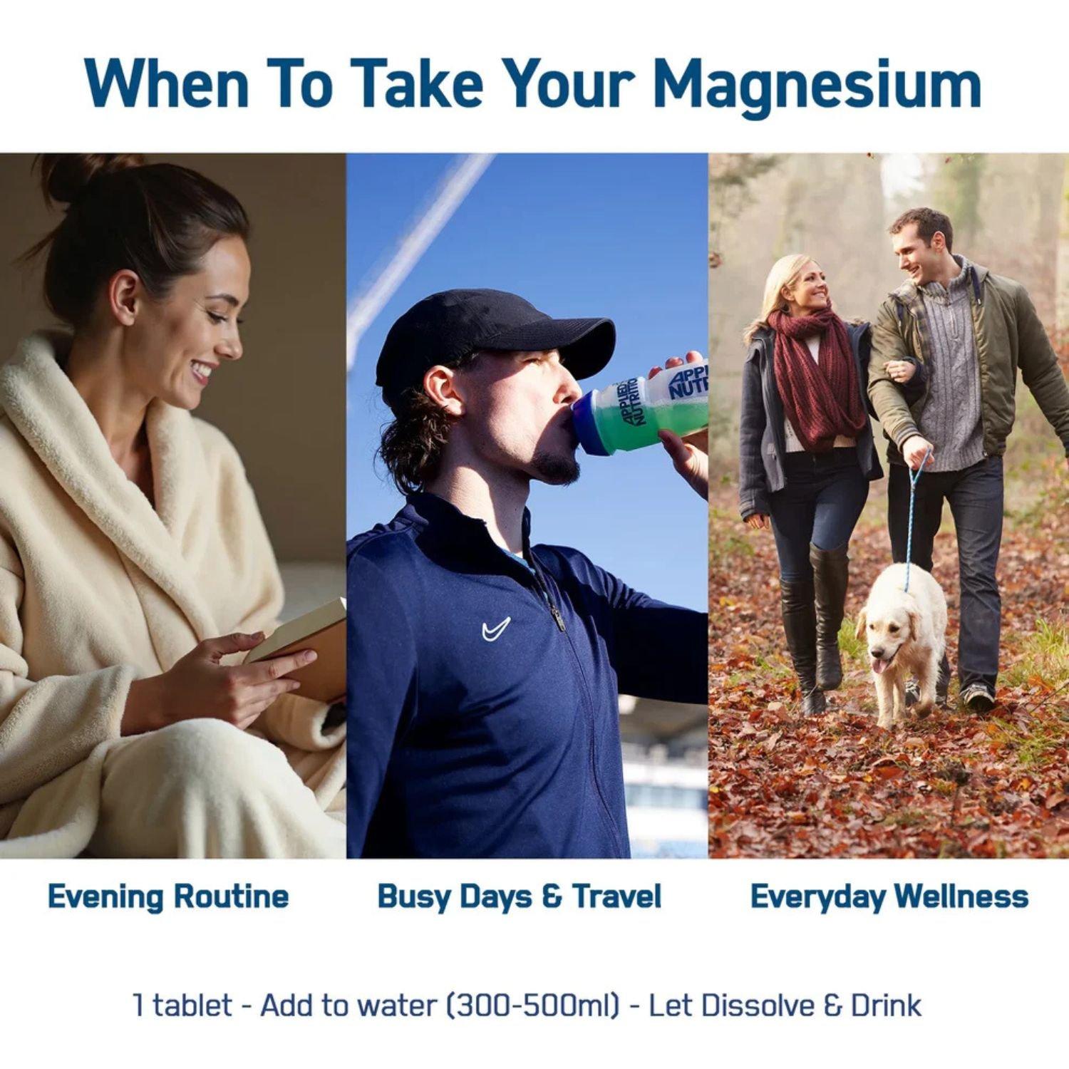 Lemon & Lime - Applied Nutrition - Magnesium Effervescent Tablets (6 x 20) - 3
