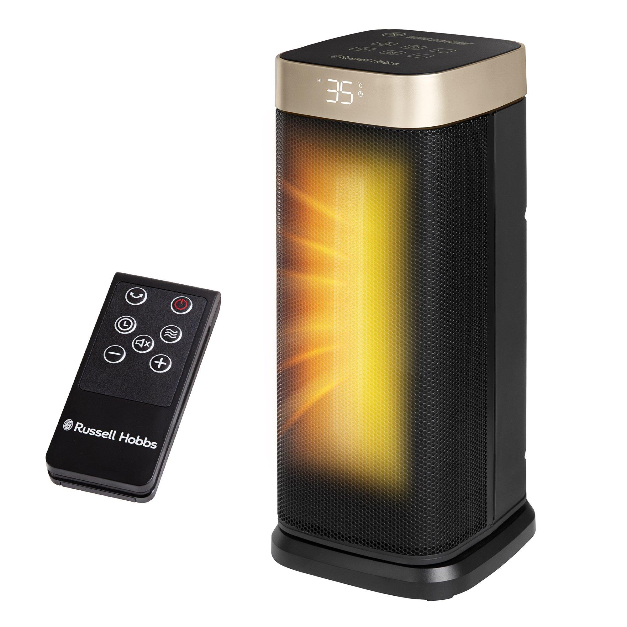 Gold / Black - Russell Hobbs - Russell Hobbs RHCTH2002G Oscillating Heater - 1